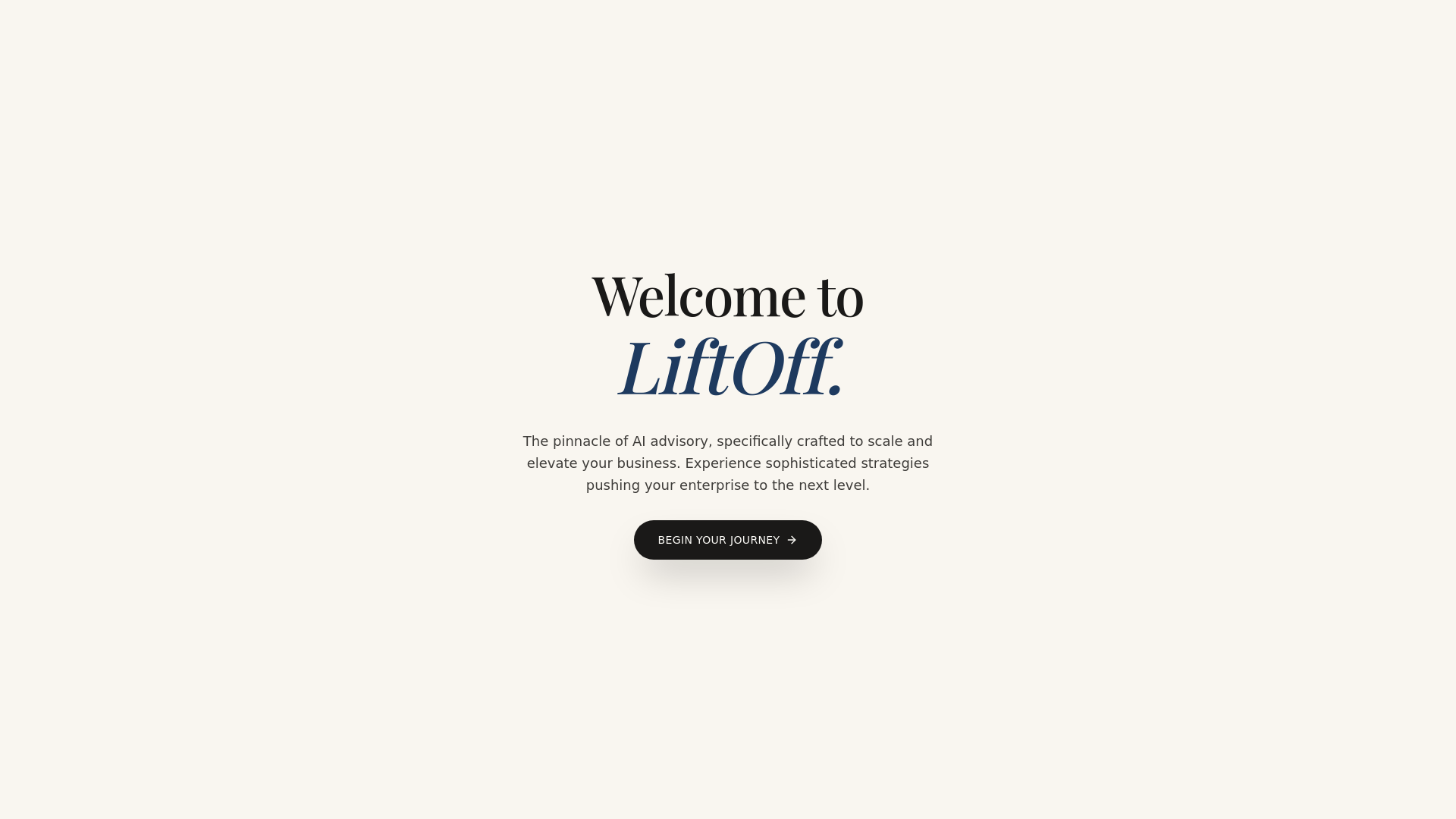 website screenshot of https://liftoff-consulting.in/