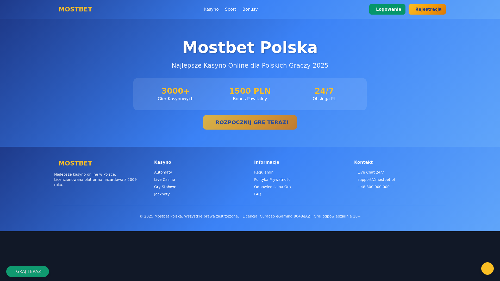 website screenshot of https://pln.mostbets-casino.it.com/