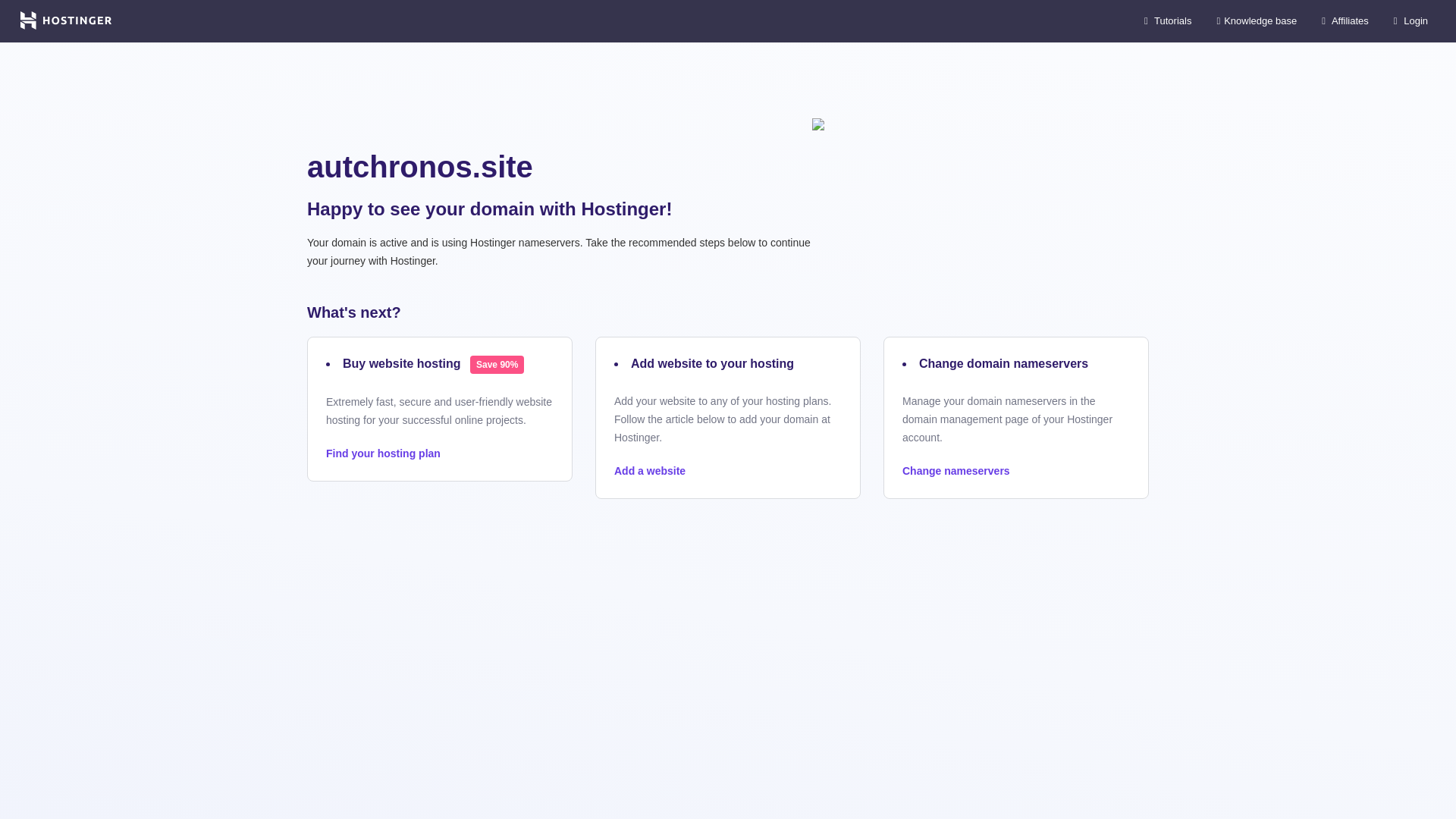 website screenshot of https://autchronos.site/