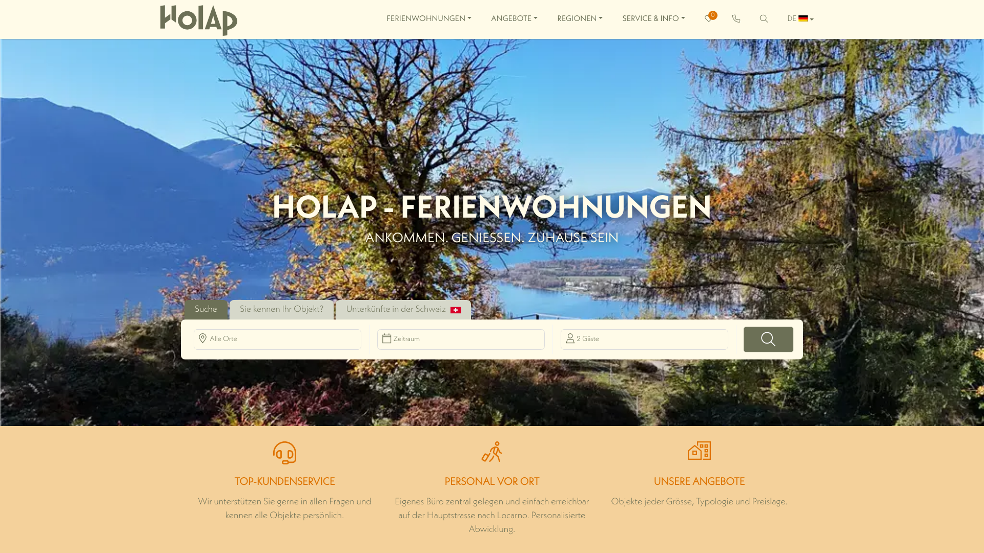 website screenshot of https://holap.it/