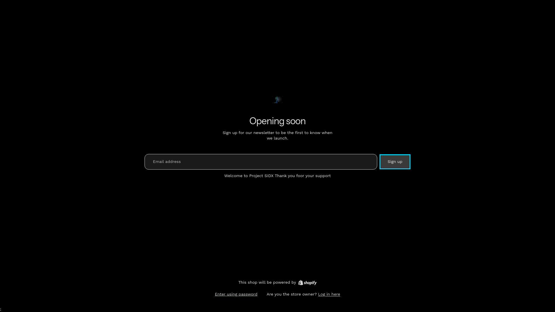 website screenshot of https://projectsidx.com/