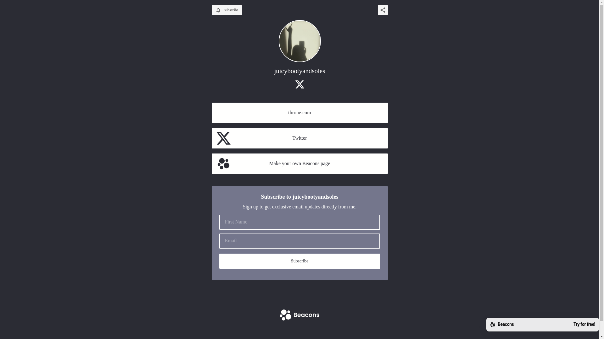 website screenshot of https://dirtytalkjuicybooty.com/