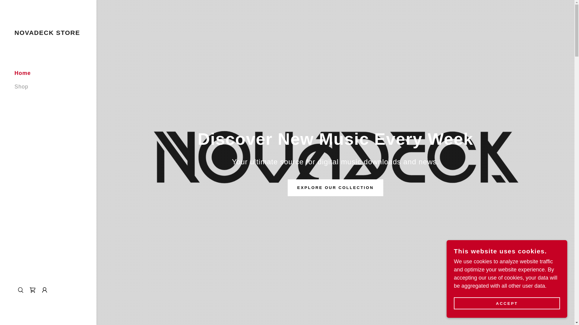 website screenshot of https://novadeck.shop/