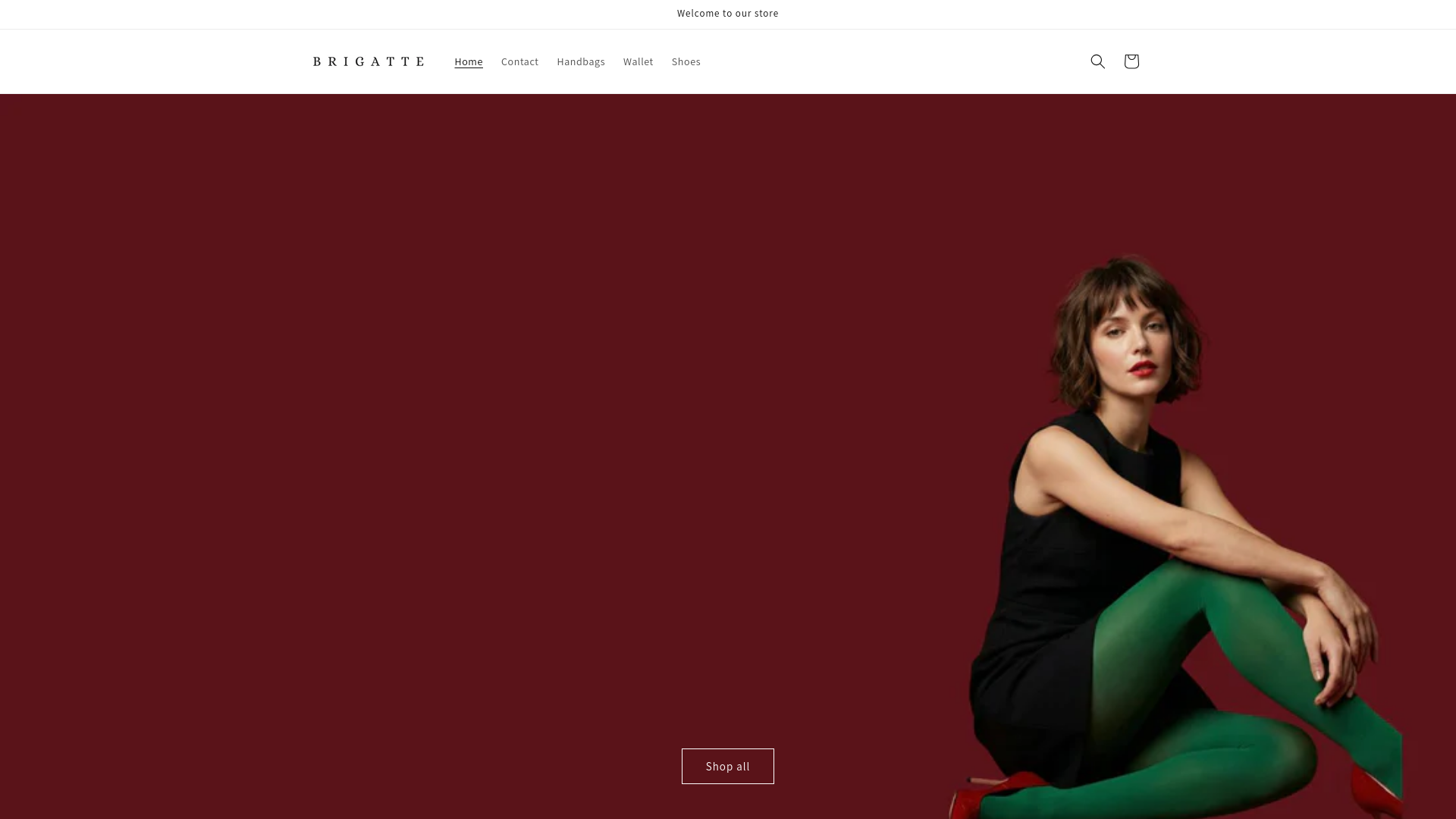 website screenshot of https://brigatte.com/