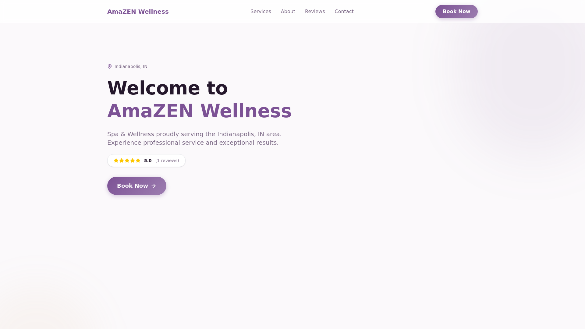 website screenshot of https://amazen-wellness-in-odev.pages.dev/