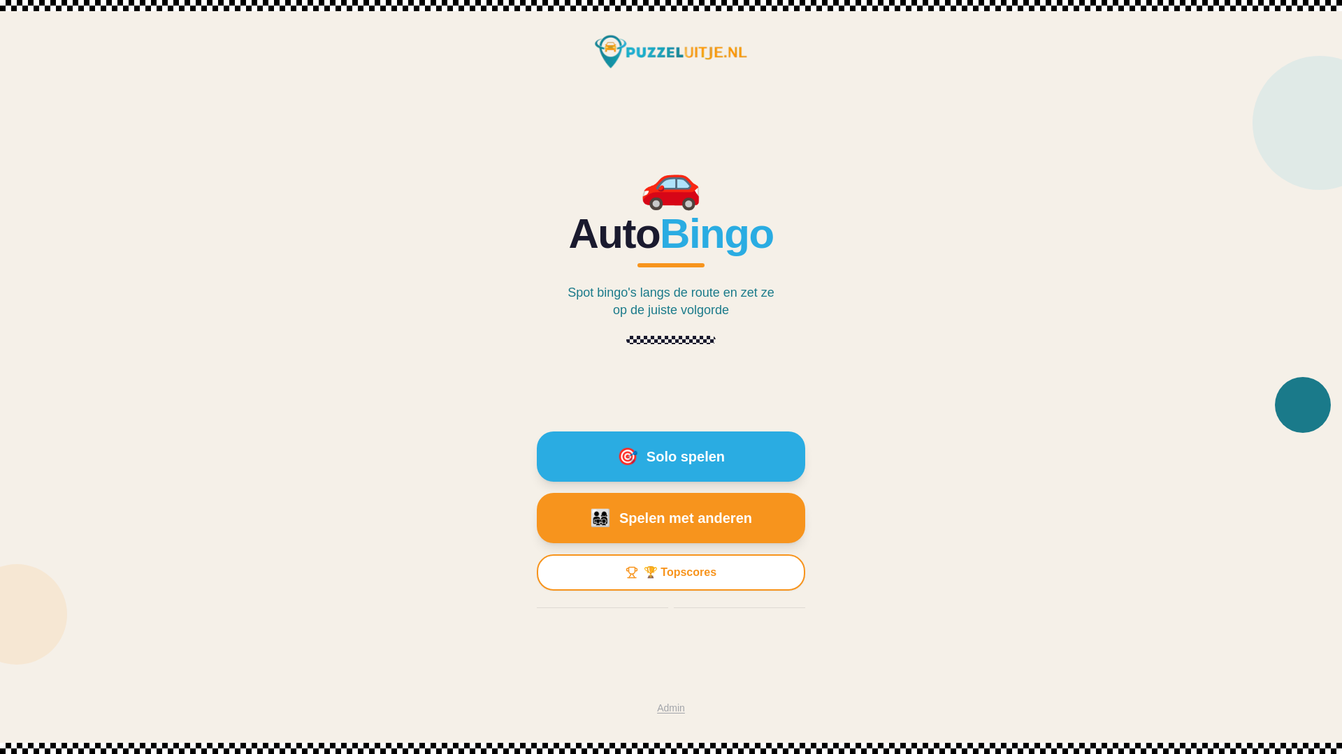 website screenshot of https://puzzeluitje-autobingo-2ywk3.sevalla.app