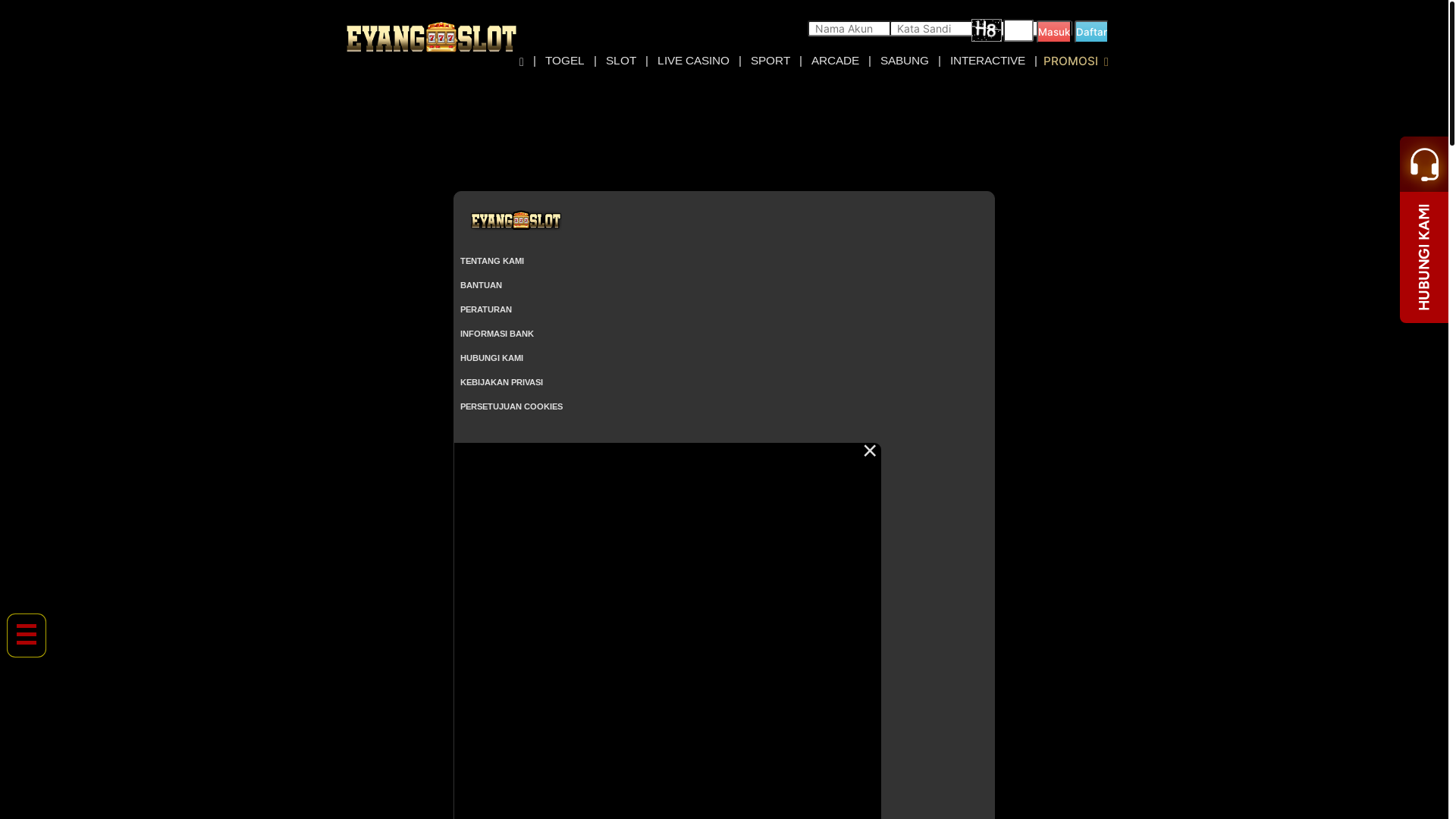 website screenshot of https://eyangabord.click/