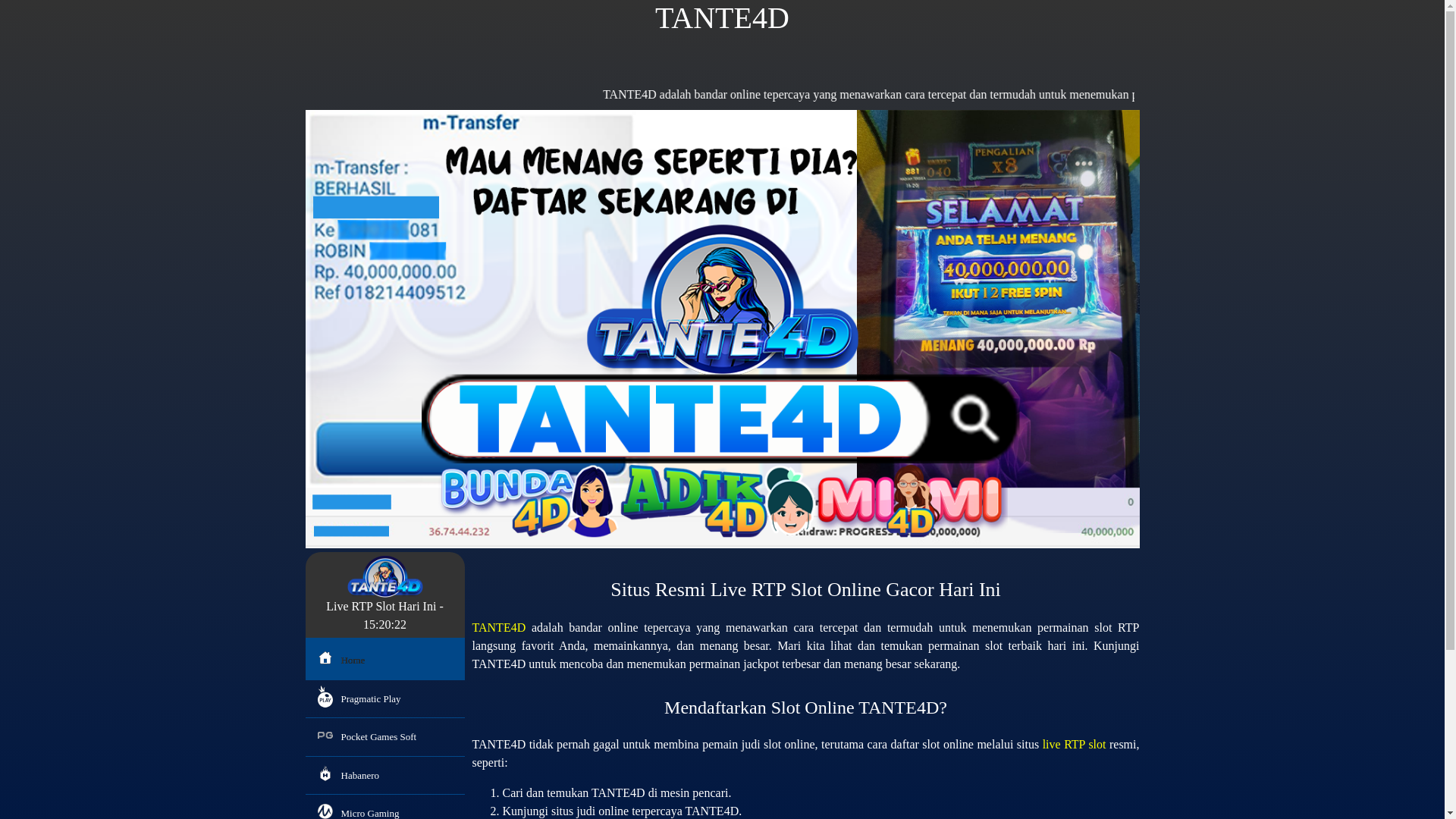 website screenshot of https://rtptante4ds.click/