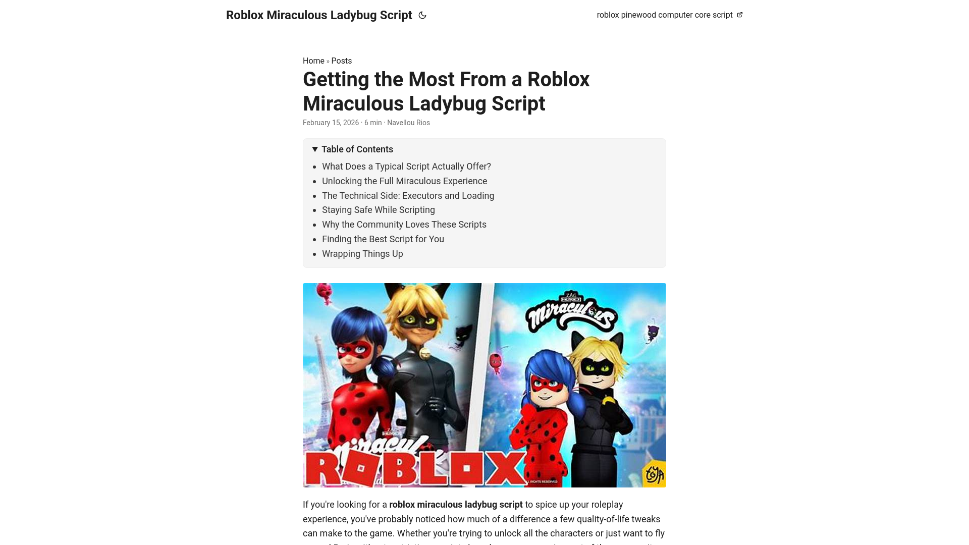 website screenshot of https://roblox-miraculous-ladybug-script.pages.dev/