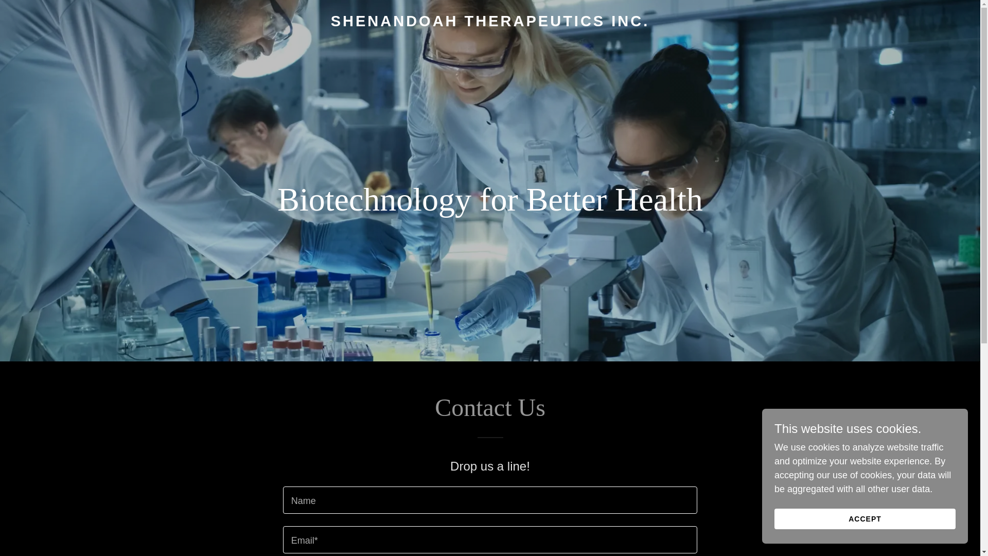 website screenshot of https://shenandoah-tx.com/