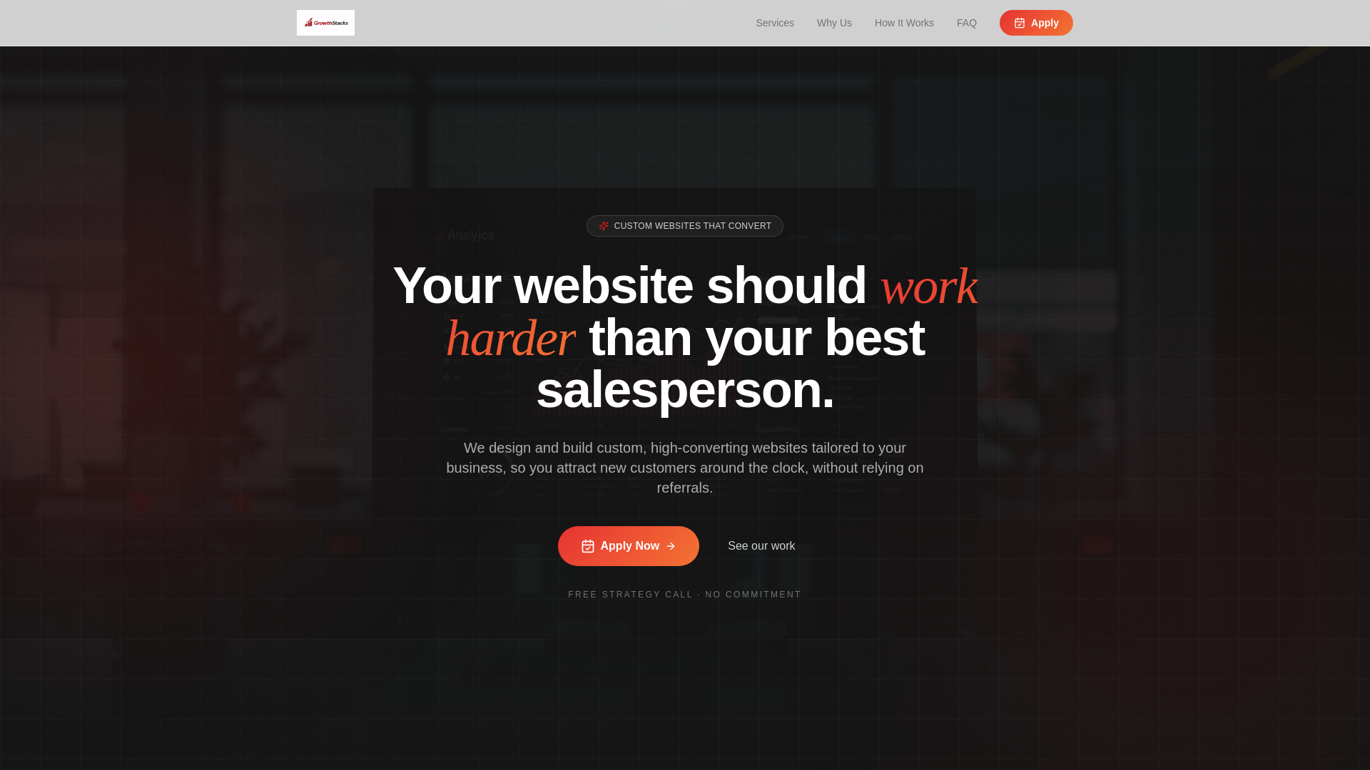 website screenshot of https://growthstacks.org/