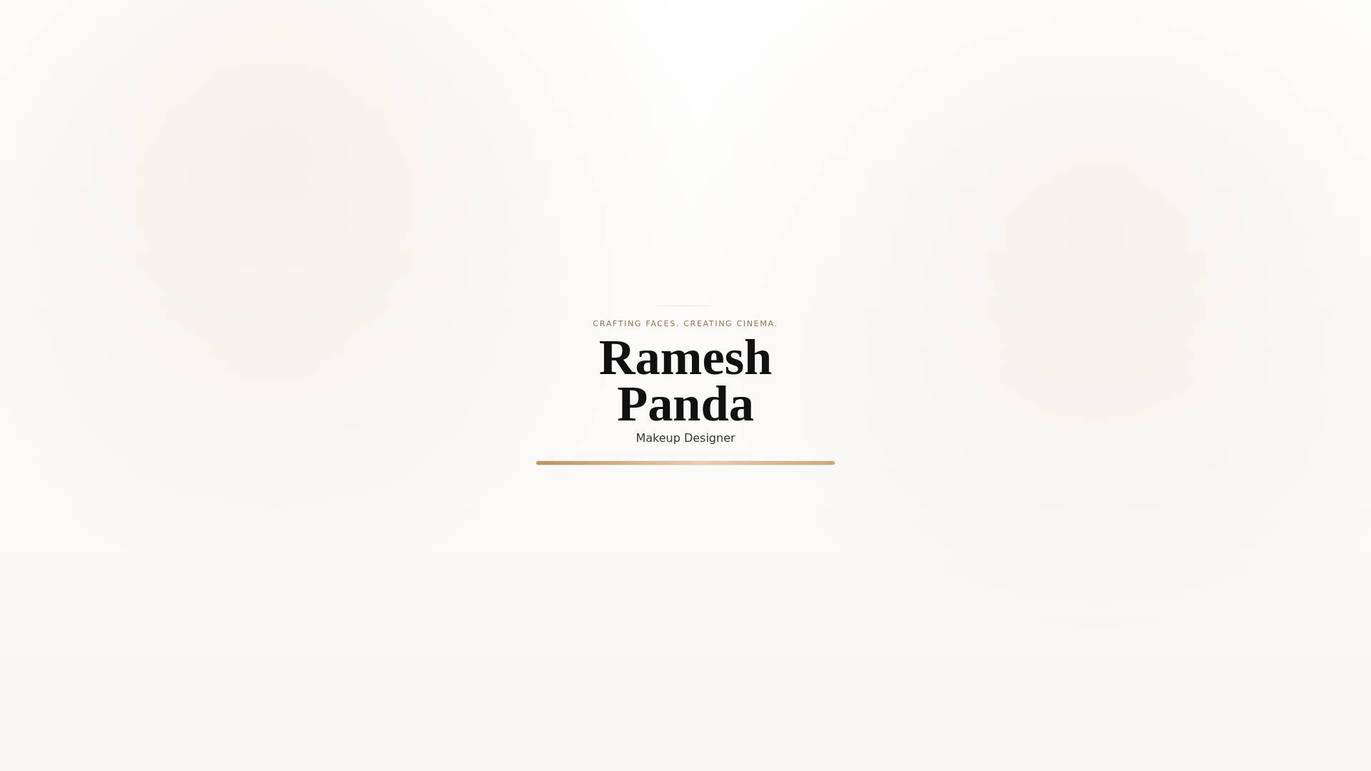 website screenshot of https://rameshpanda.com/