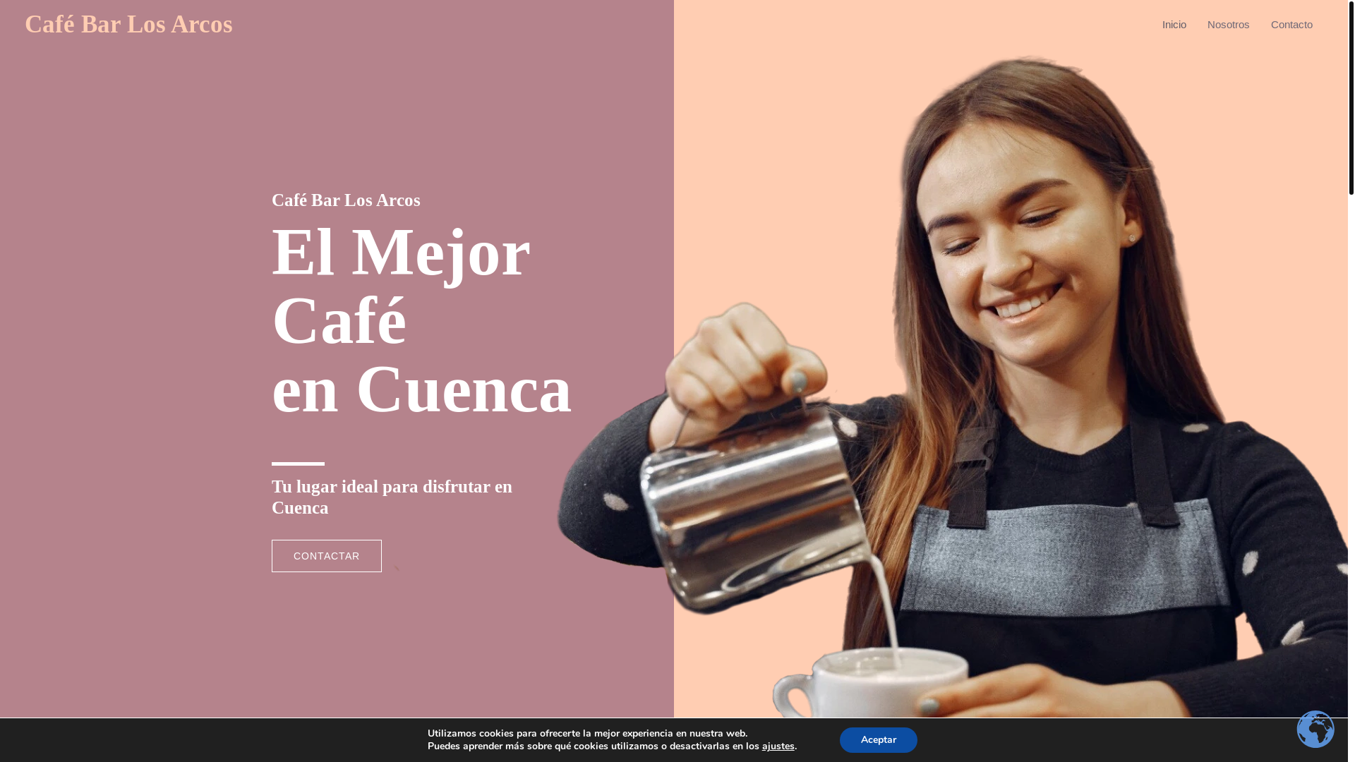 website screenshot of https://cafesantacruzlopez.es/