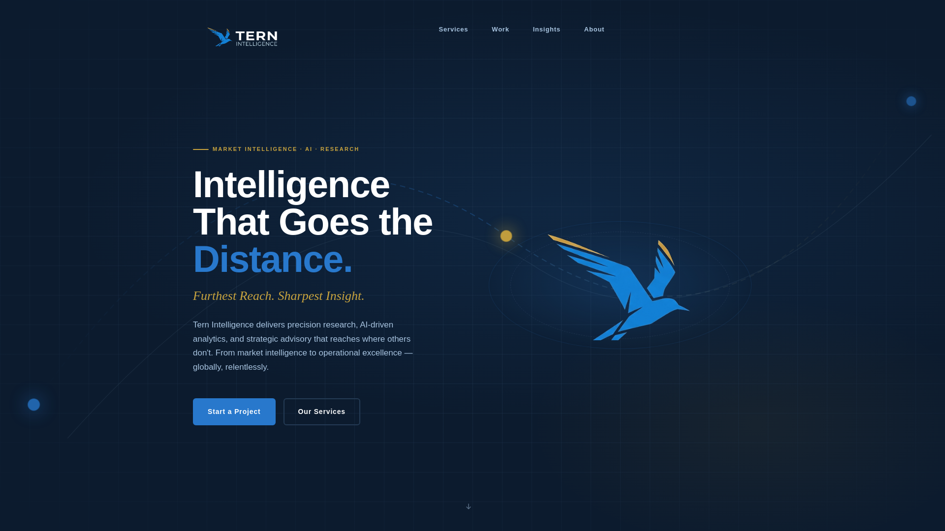 website screenshot of https://ternintelligence.com