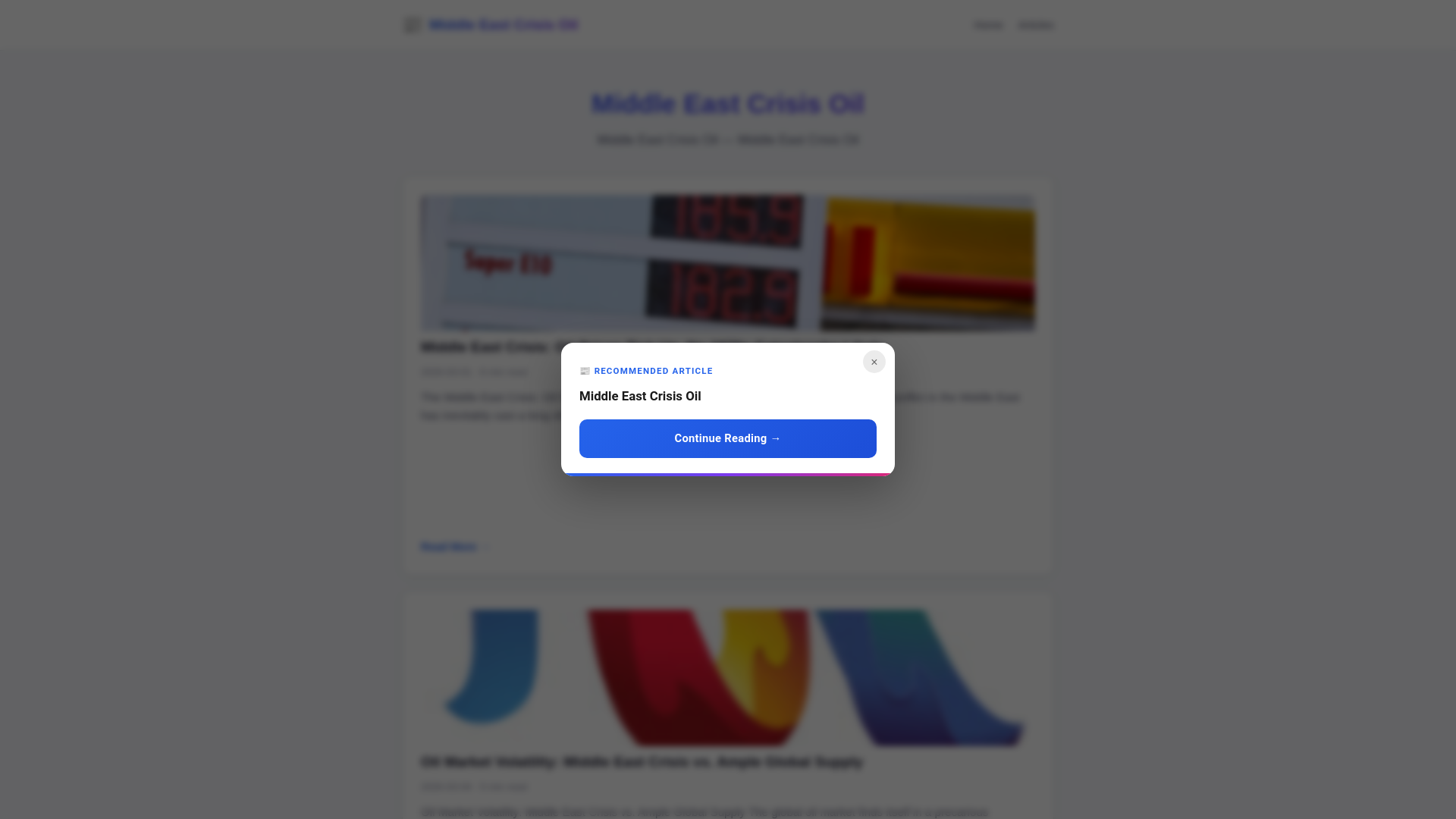 website screenshot of https://middle-east-crisis-oil.pages.dev/