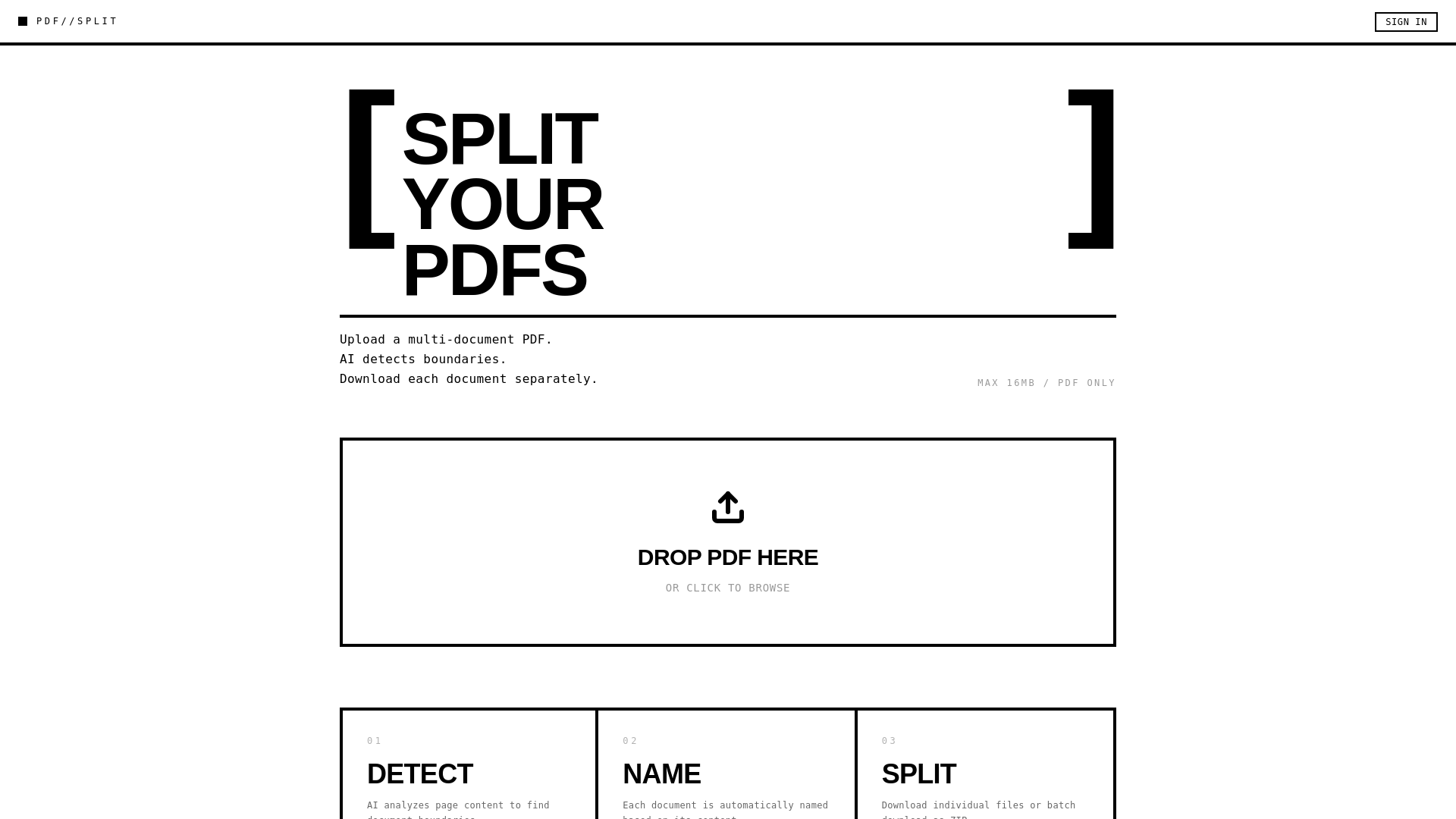 website screenshot of https://licketysplitter.com