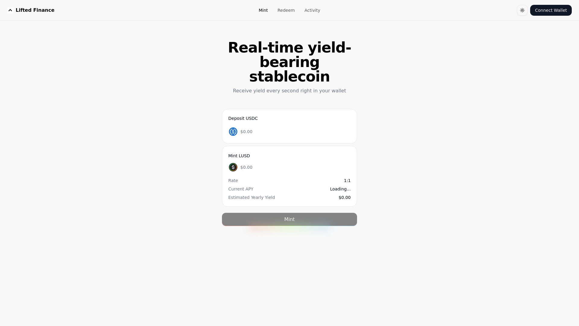 website screenshot of https://lifted-mvp.pages.dev/