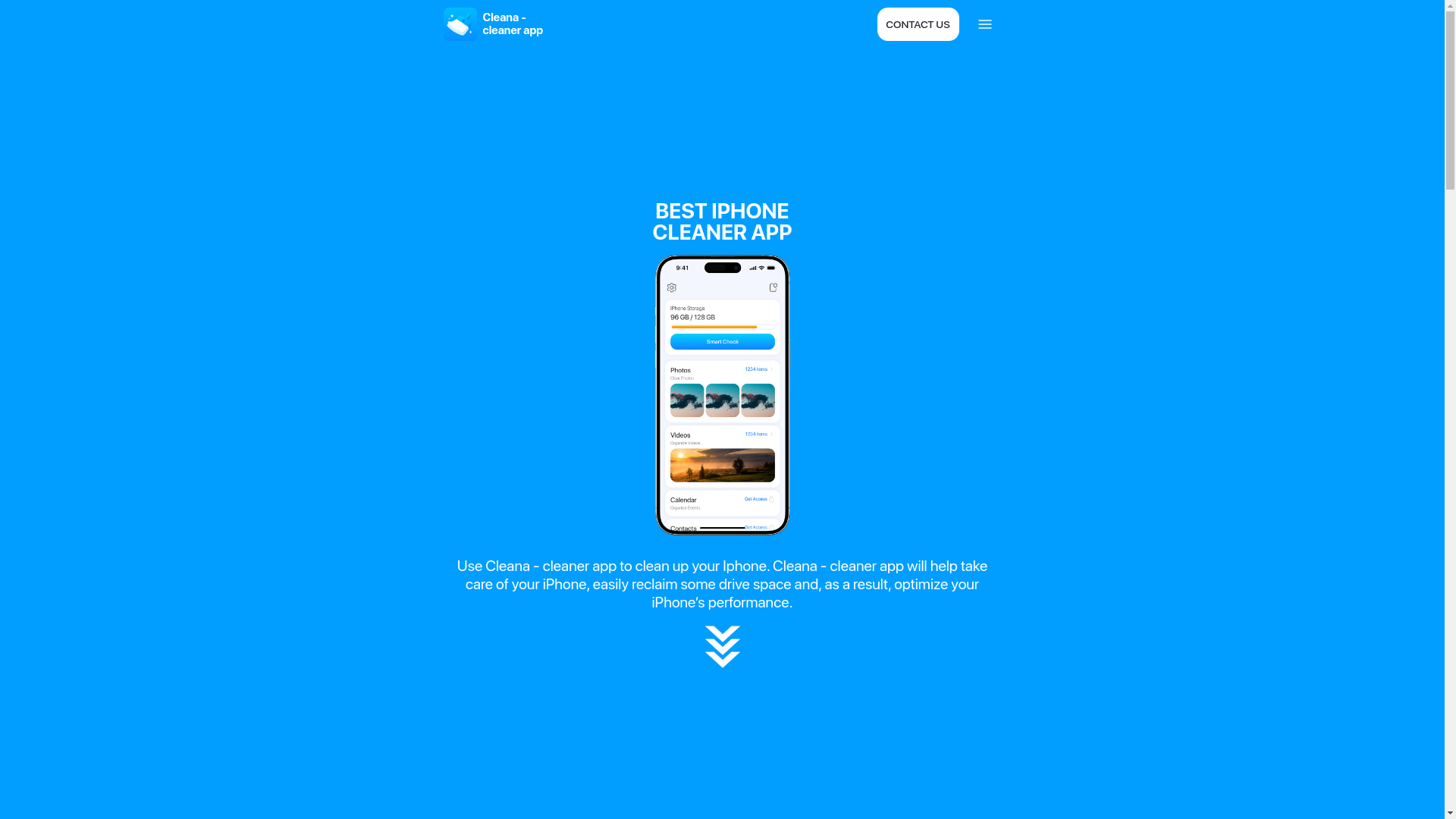 website screenshot of https://cleana.pages.dev/