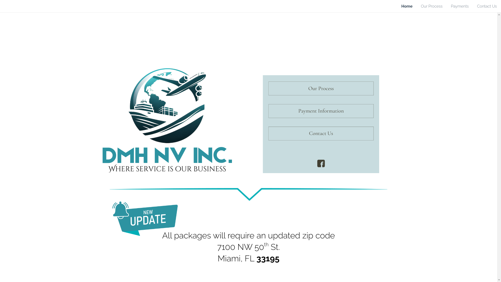 website screenshot of https://dmhnvinc.com/