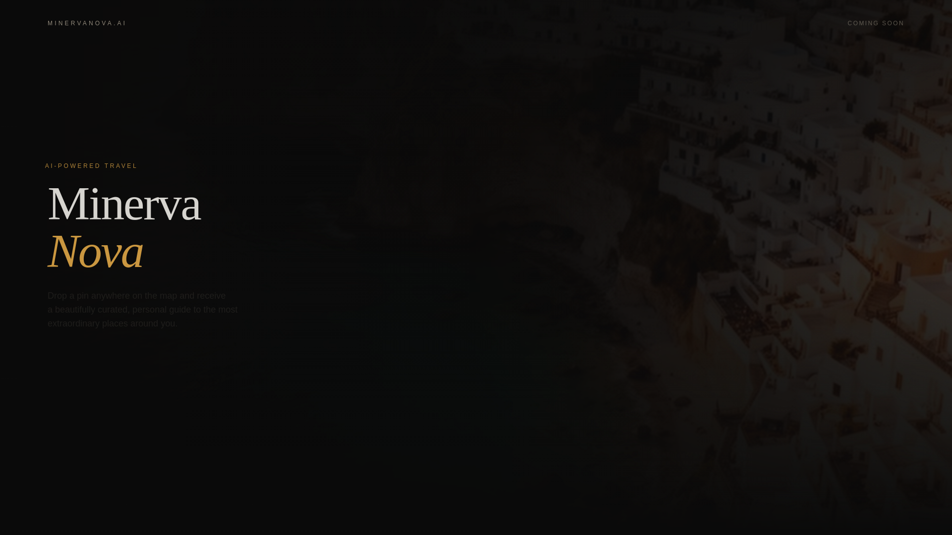 website screenshot of https://minervanova.ai/