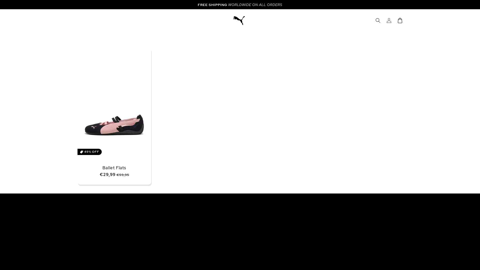 website screenshot of https://collectionofpma.store/