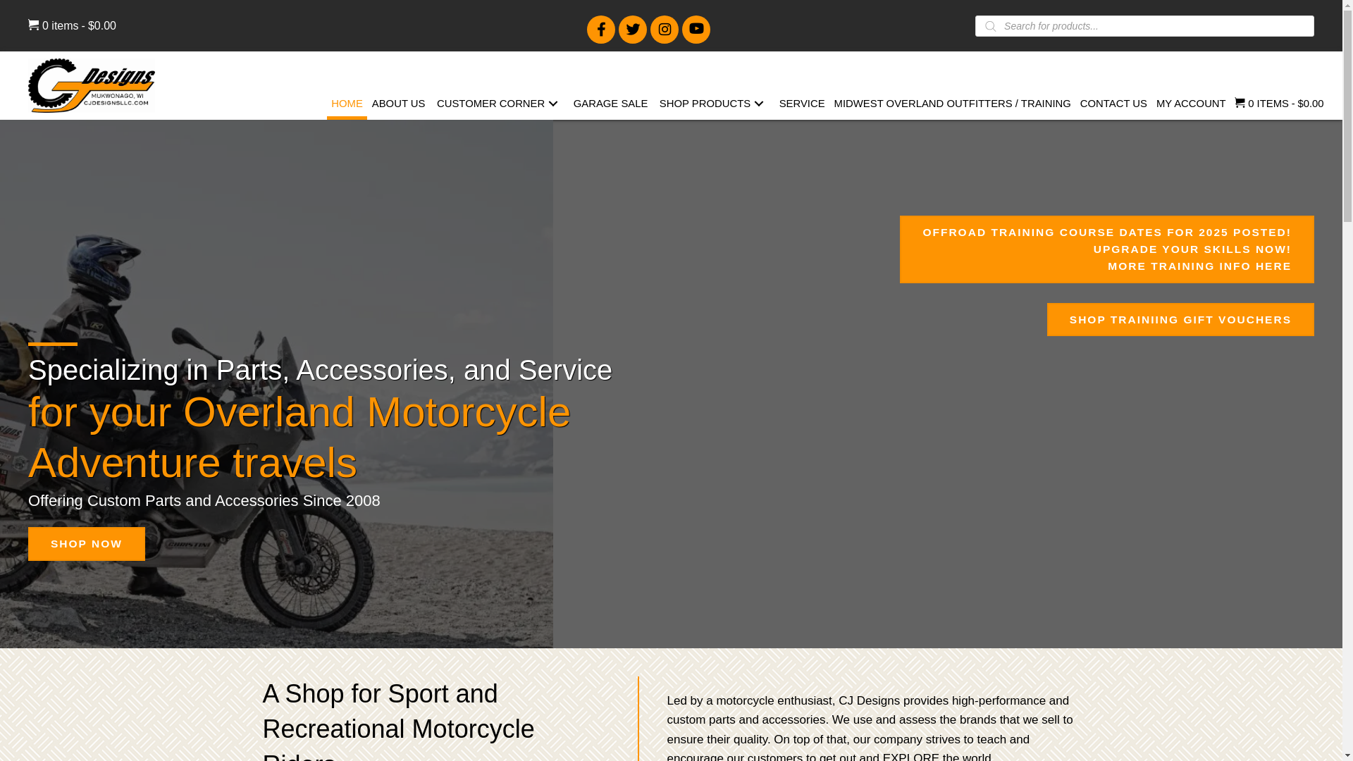 website screenshot of https://cjdesignsllc.com/