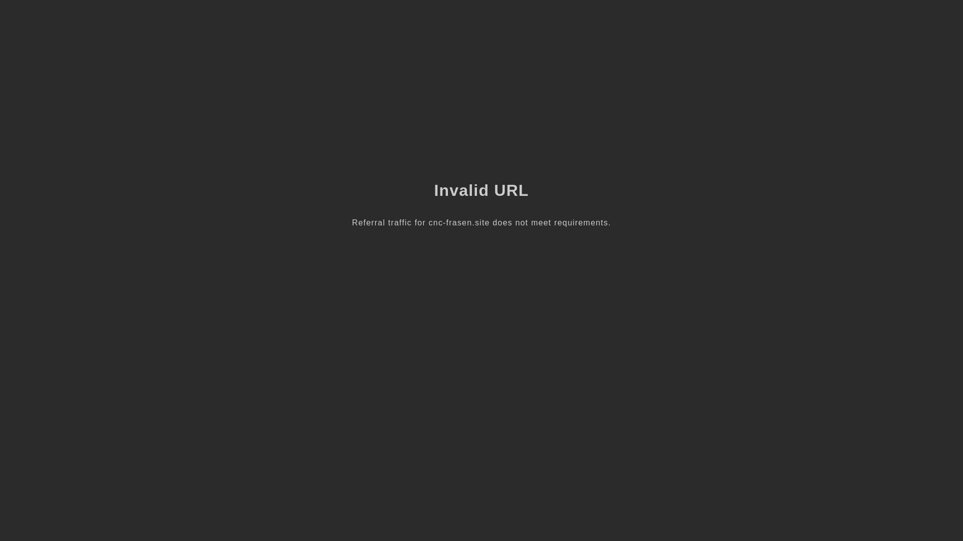 website screenshot of https://cnc-frasen.site/