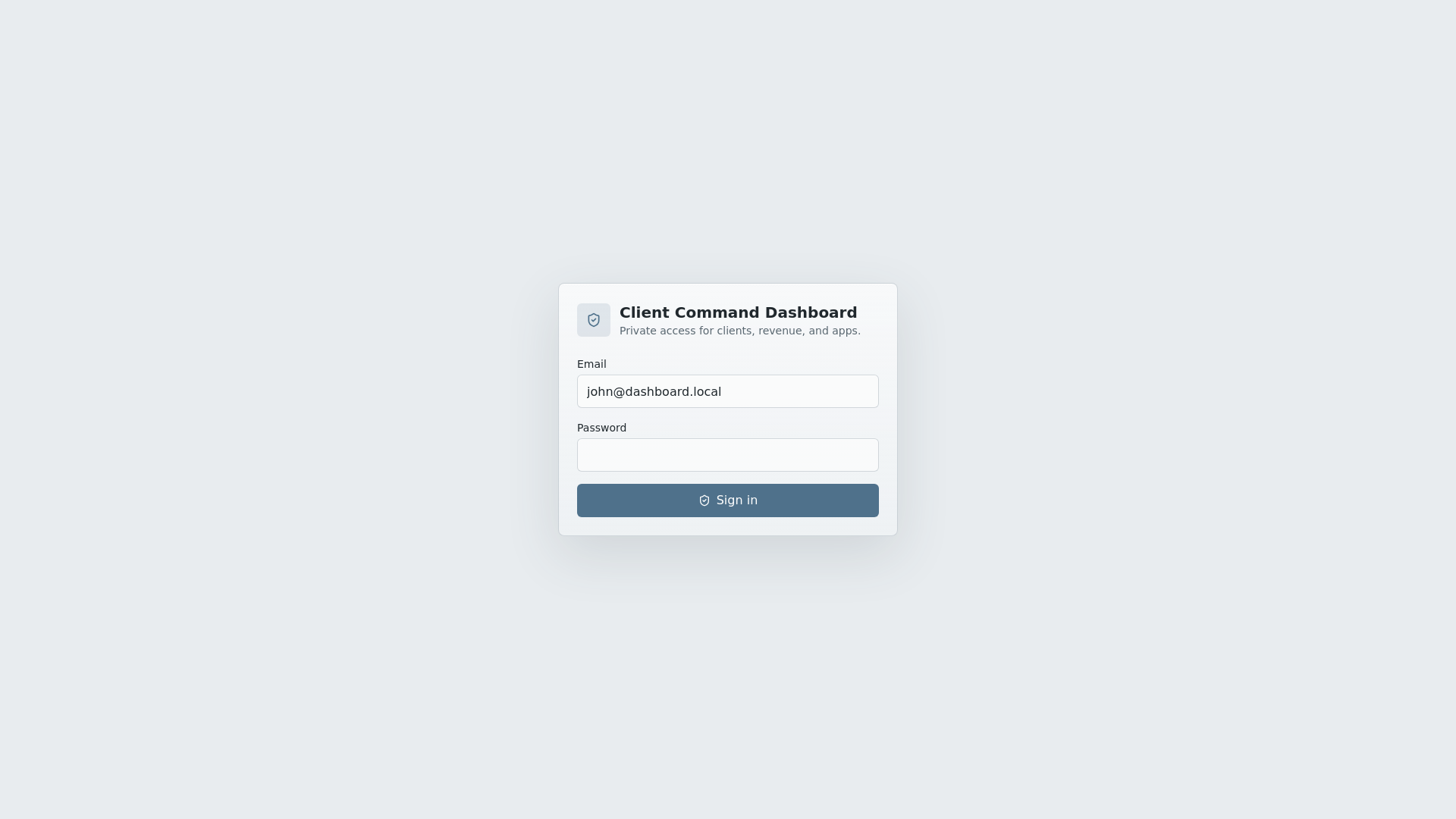 website screenshot of https://client-command-dashboard.pages.dev/