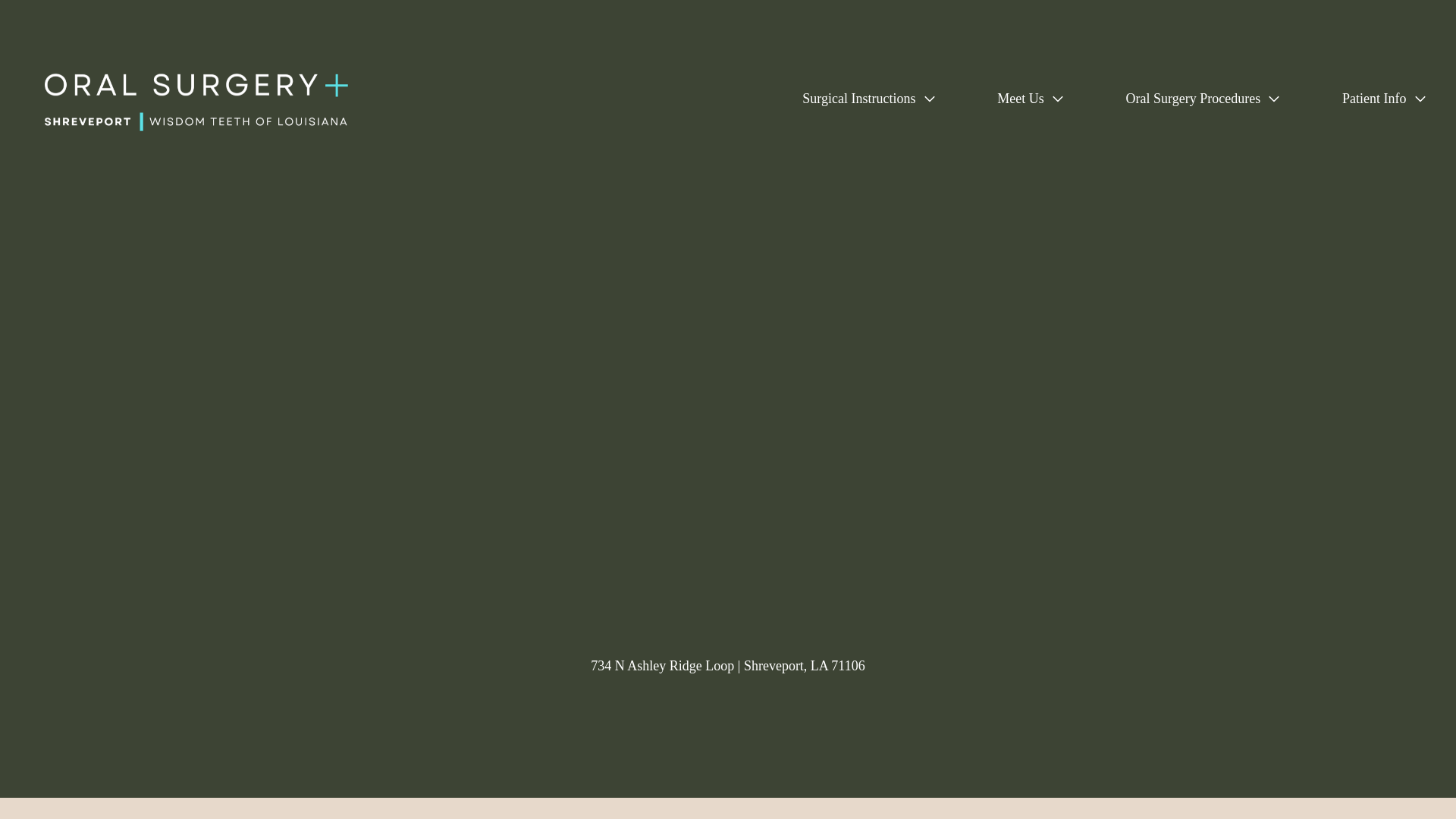 website screenshot of https://oralsurgeryandwisdomteethofshreveport.com/