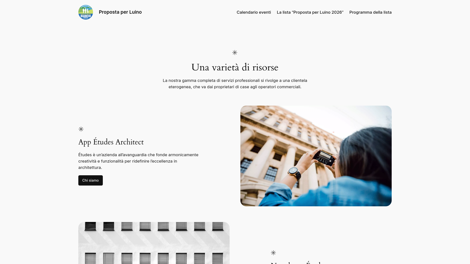 website screenshot of https://propostaperluino.it/