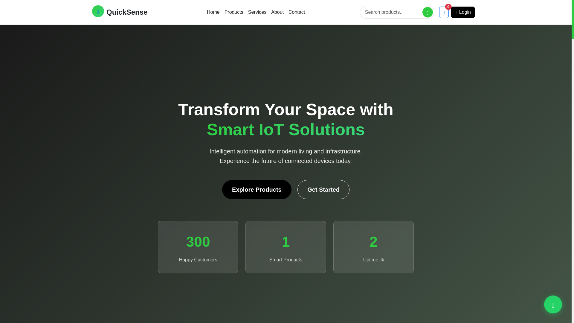 website screenshot of https://quick-sense.pages.dev/