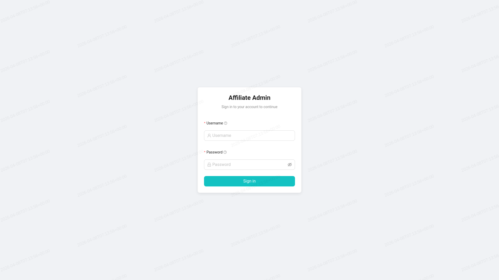 website screenshot of https://game-portal-affiliate-admin-master.pages.dev/