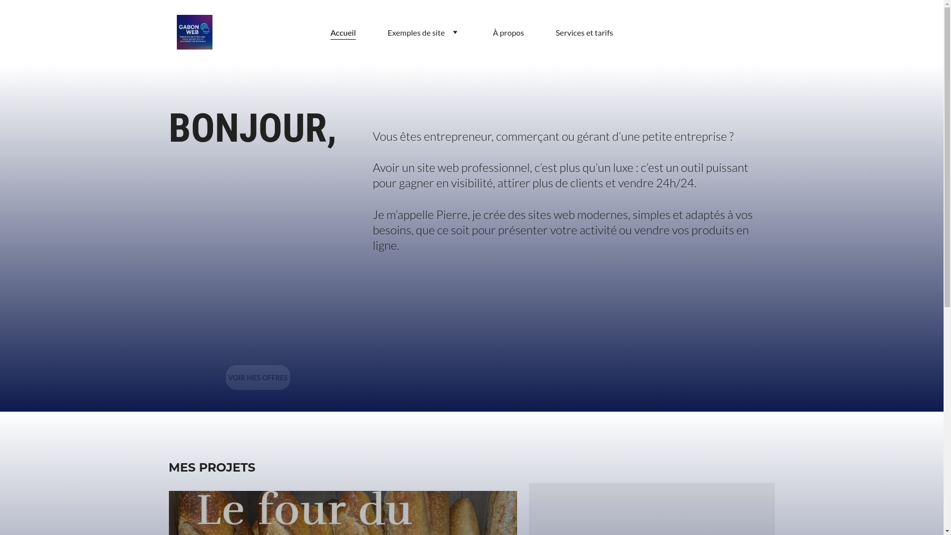 website screenshot of https://gabonweb.online/