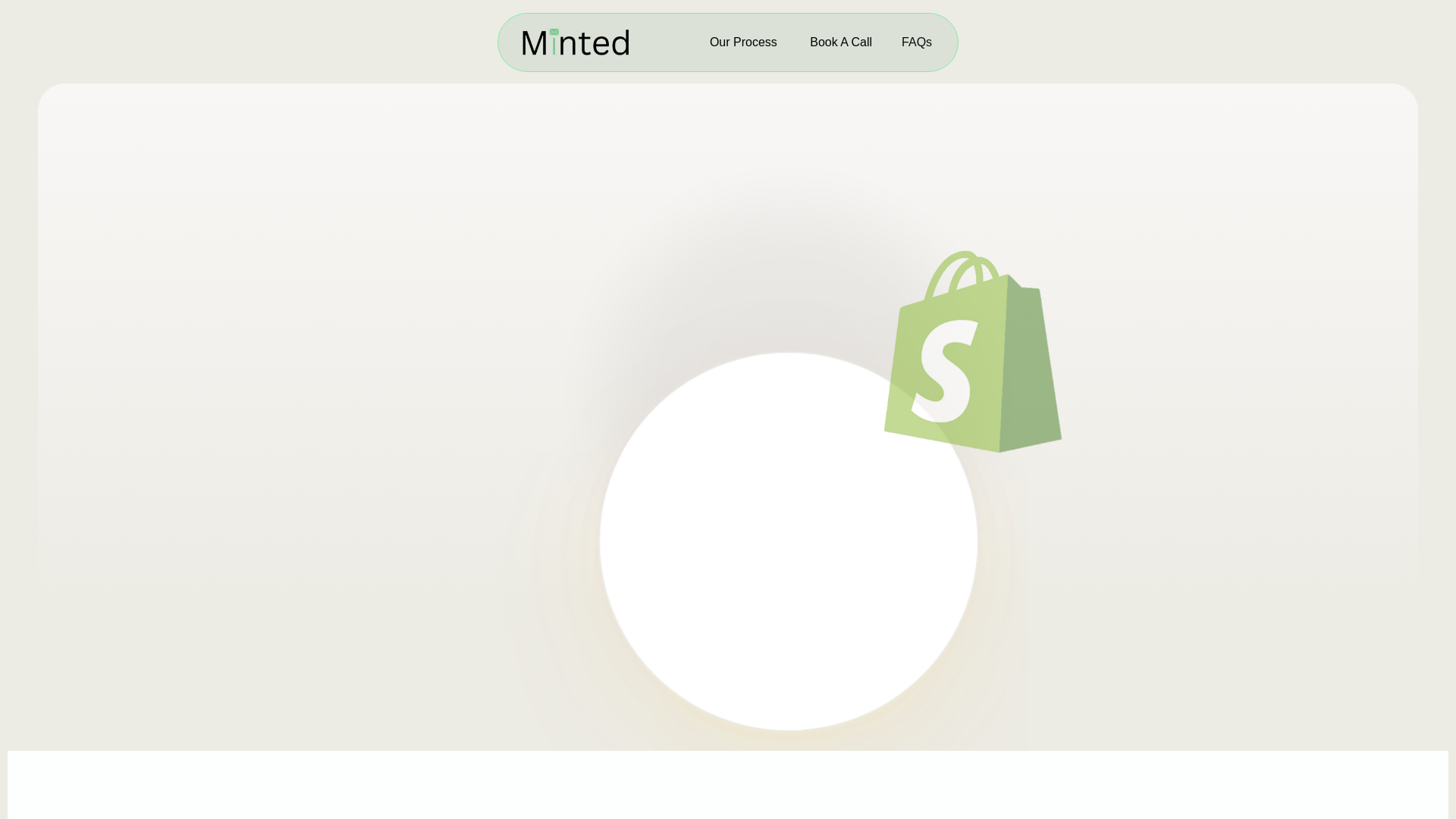website screenshot of https://mintedemailmarketing.com/