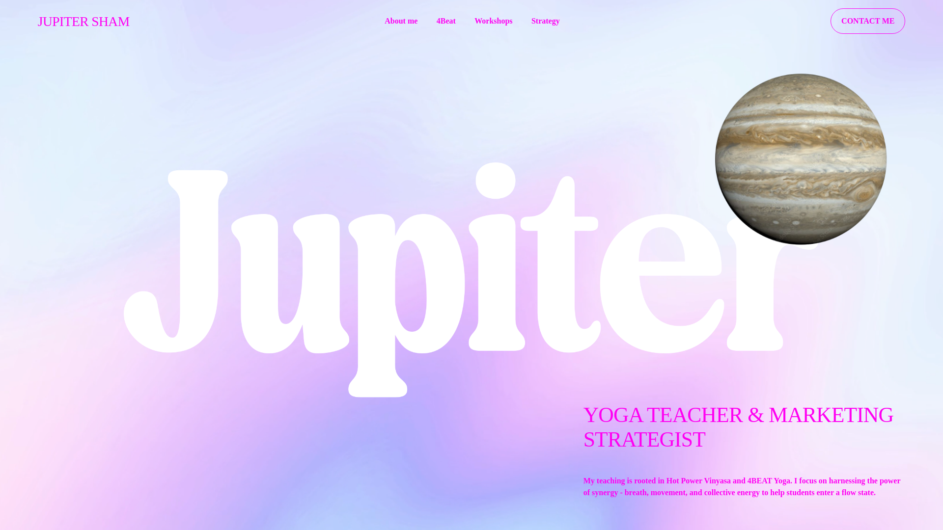 website screenshot of https://jupitersham.com/