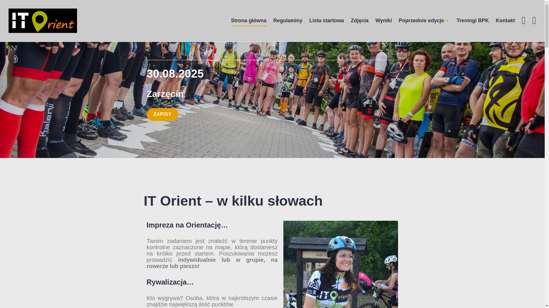 website screenshot of https://itorient.pl/