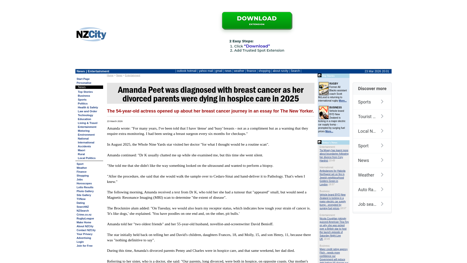 website screenshot of https://home.nzcity.co.nz/news/article.aspx?id=442404&fm=psp,tst