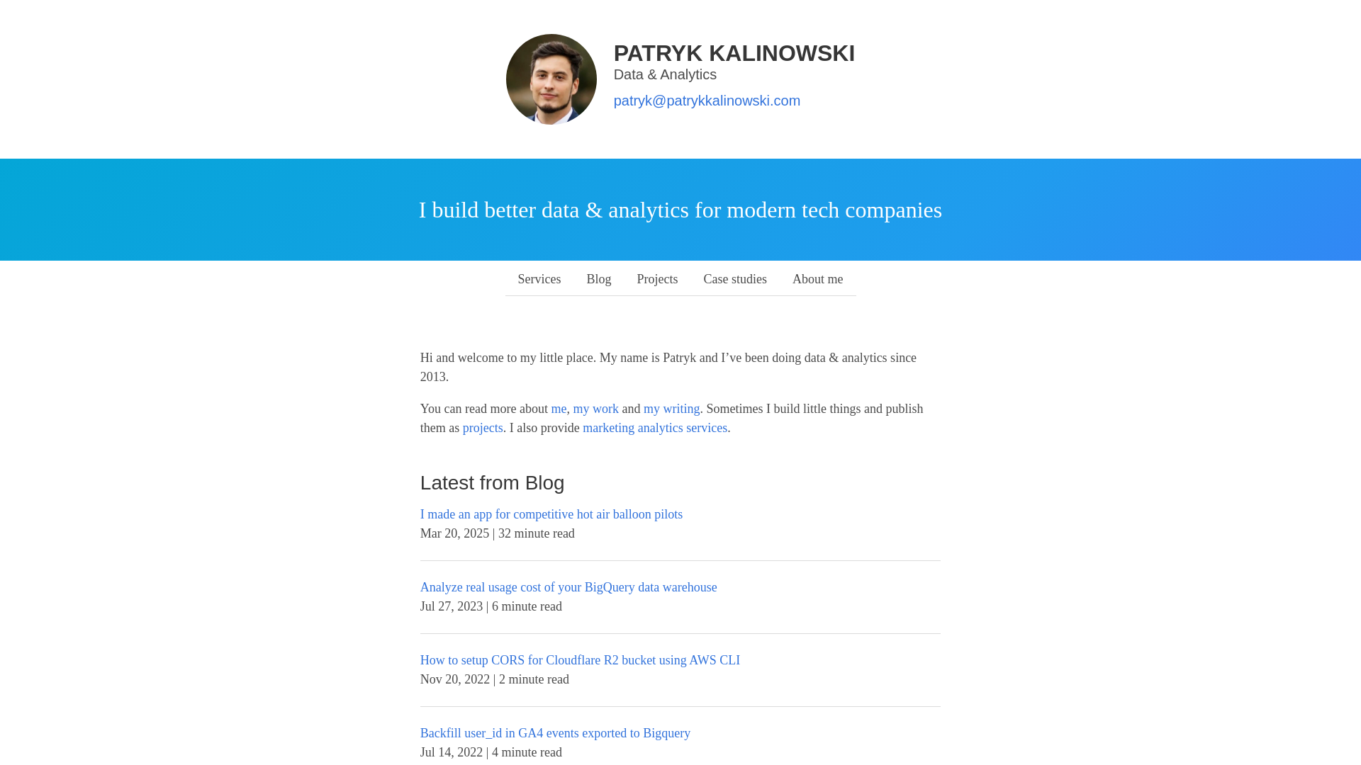 website screenshot of https://patrykkalinowski-com.pages.dev/