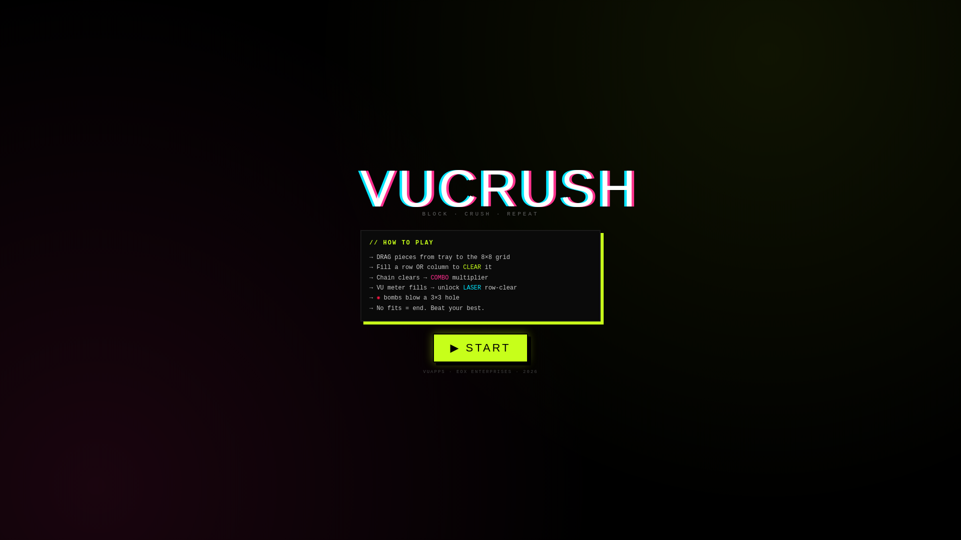 website screenshot of https://vucrush.pages.dev/
