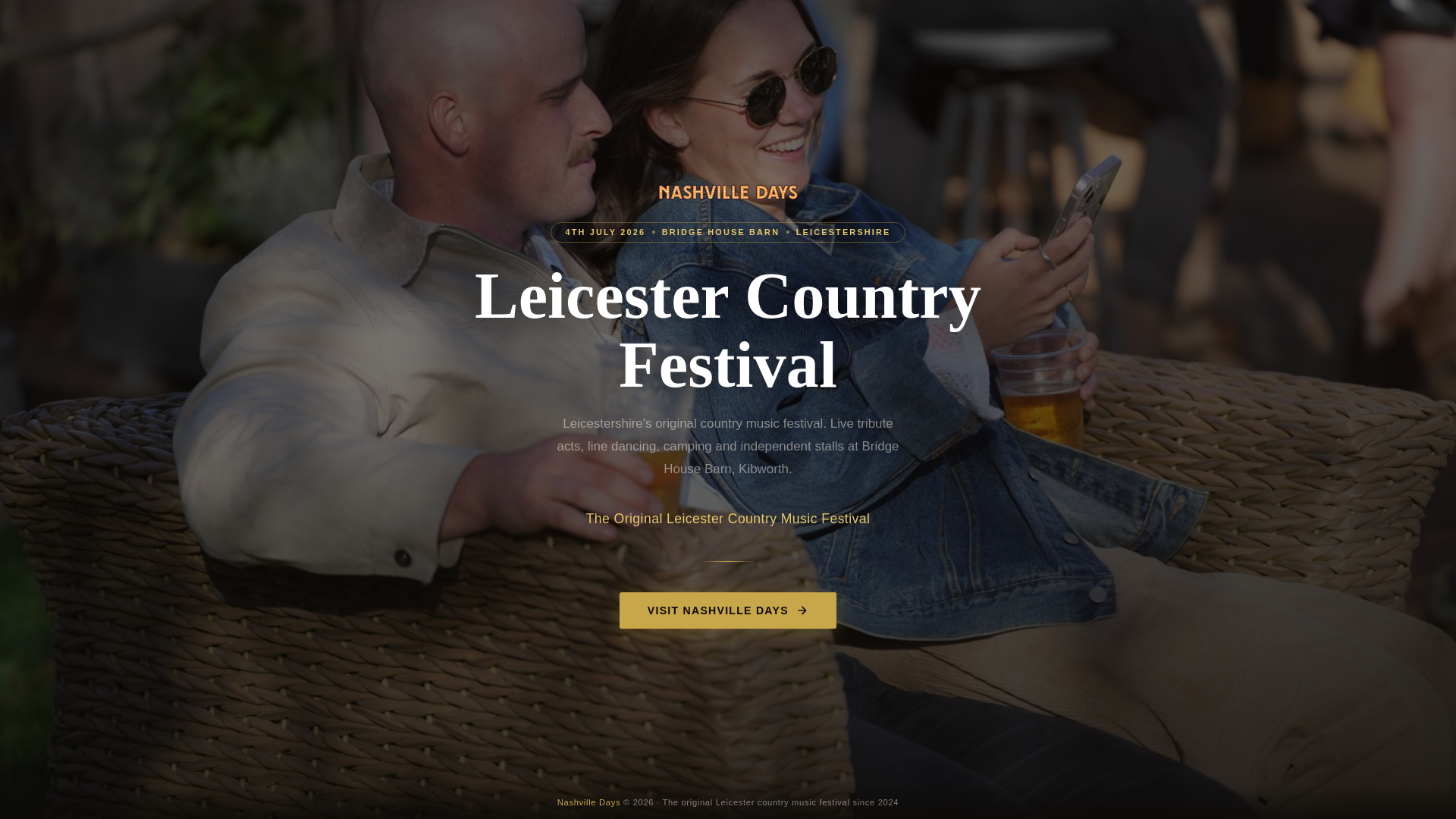 website screenshot of https://leicestercountryfestival.com