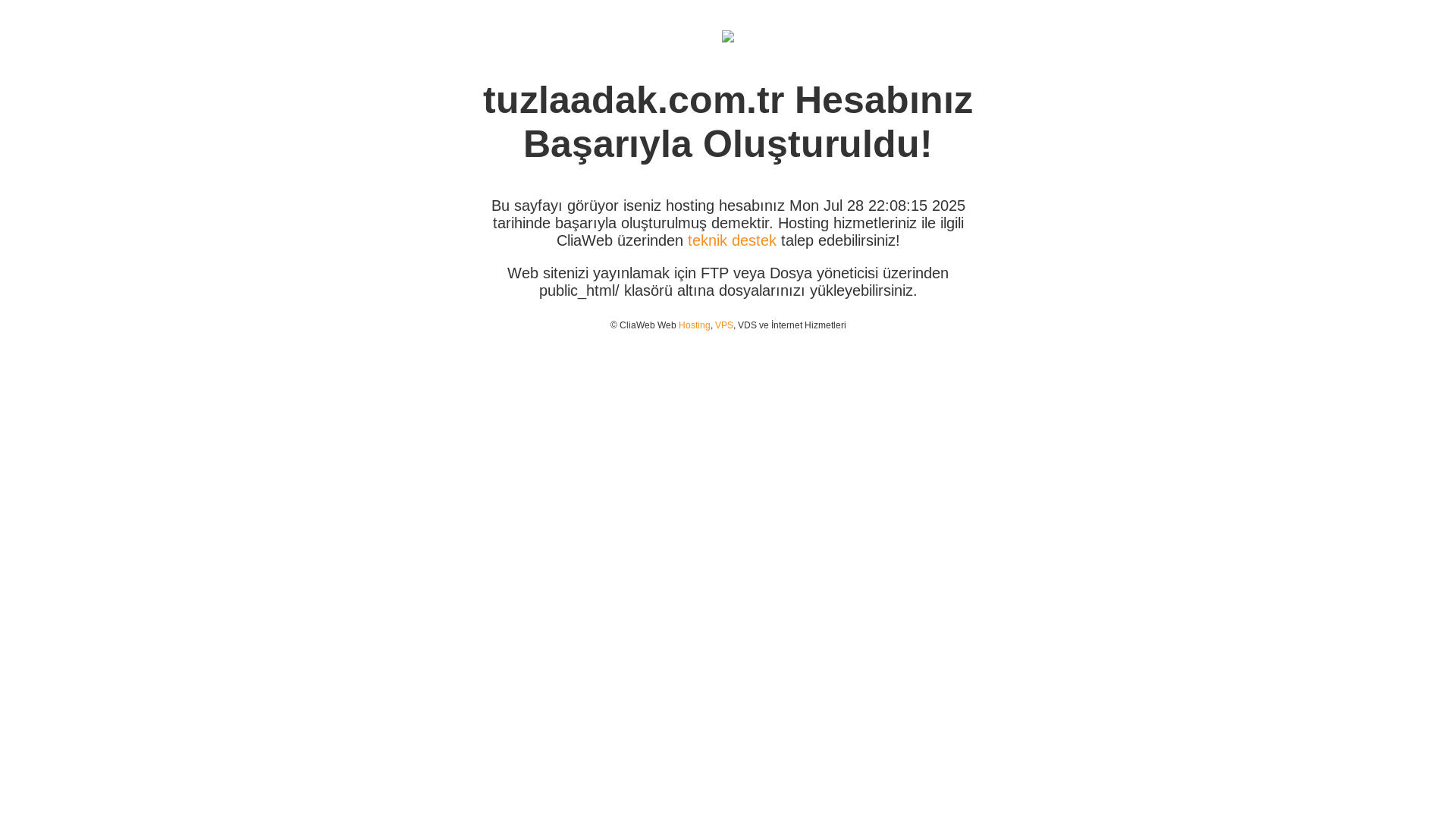 website screenshot of https://tuzlaadak.com.tr/