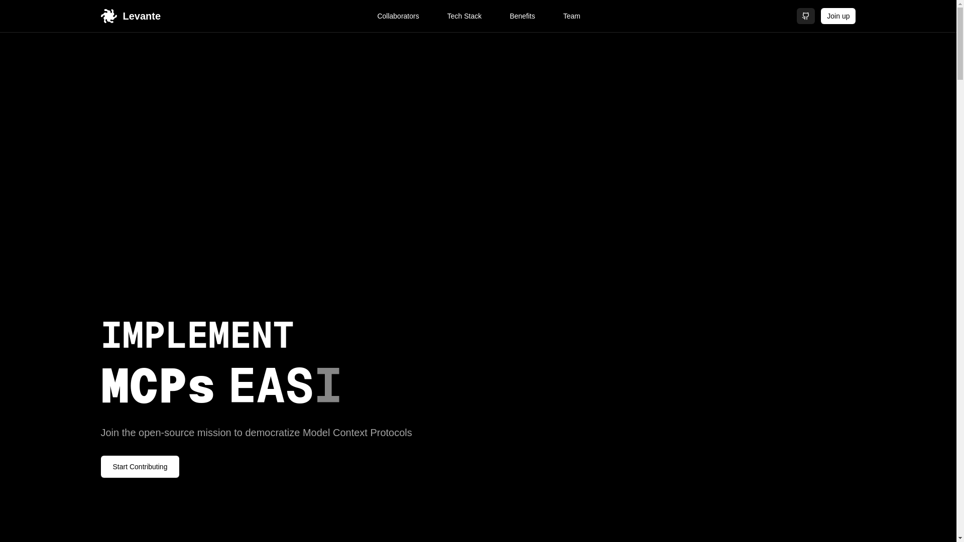 website screenshot of https://levanteapp.com/