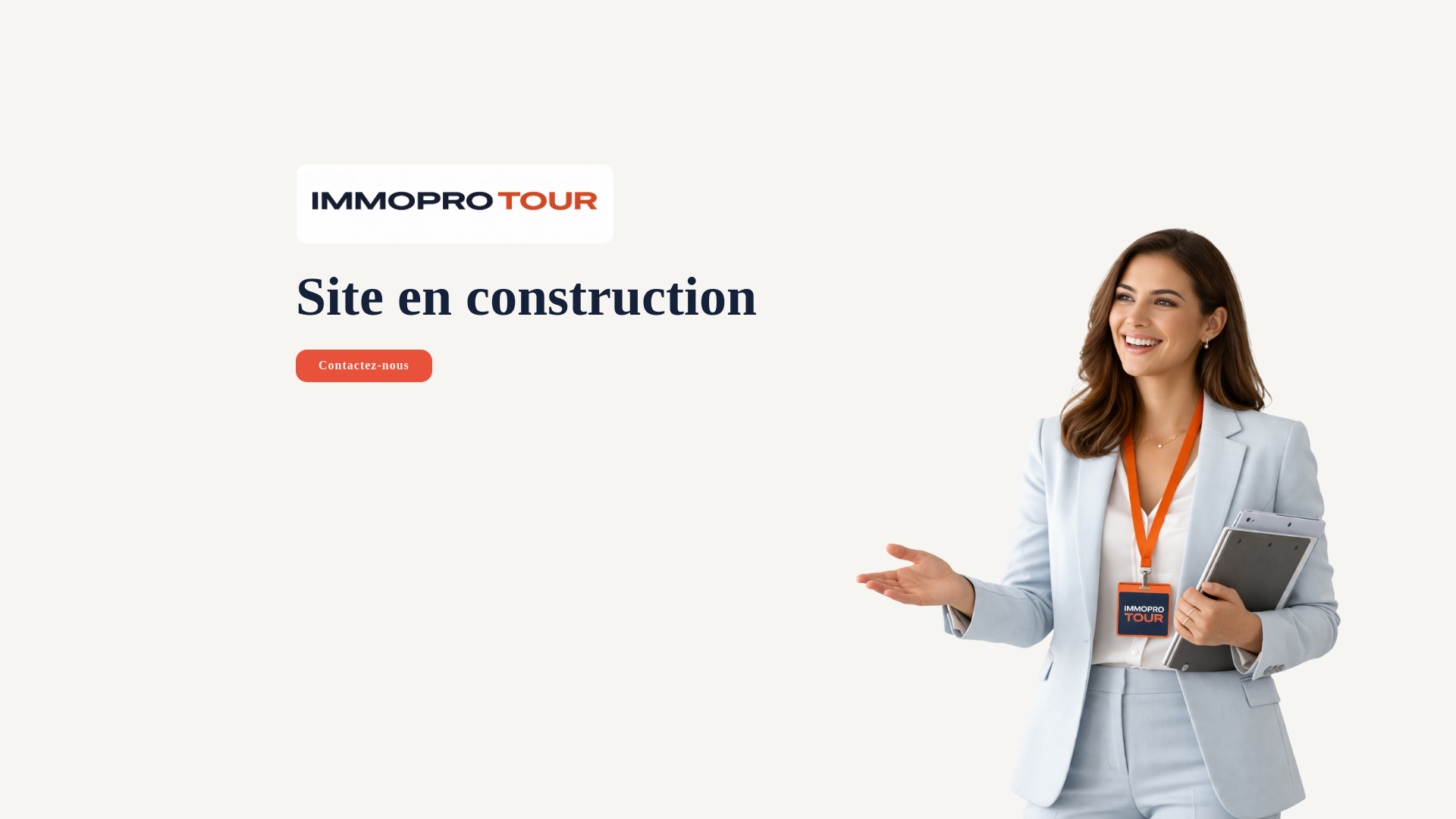 website screenshot of https://immoprotour.com/