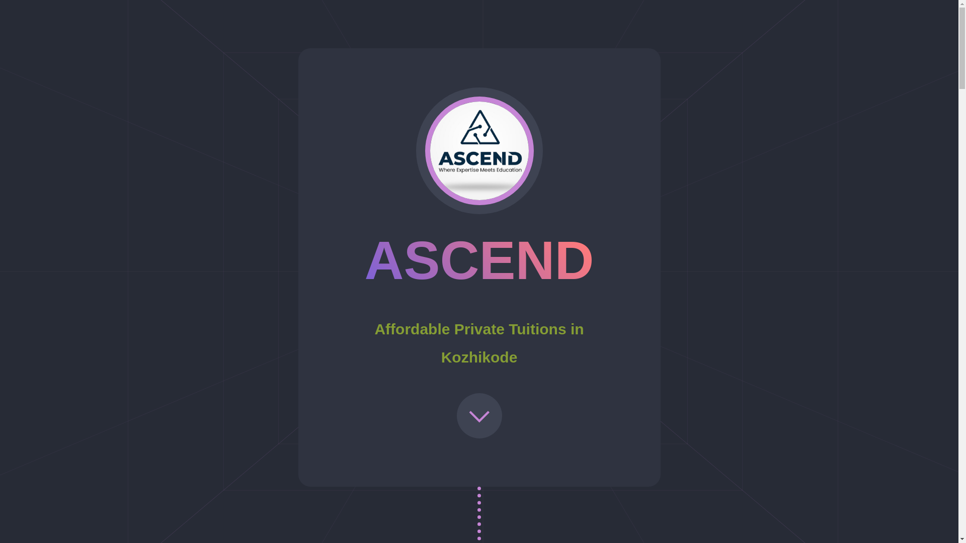 website screenshot of https://ascendtuitionandtraining.com/