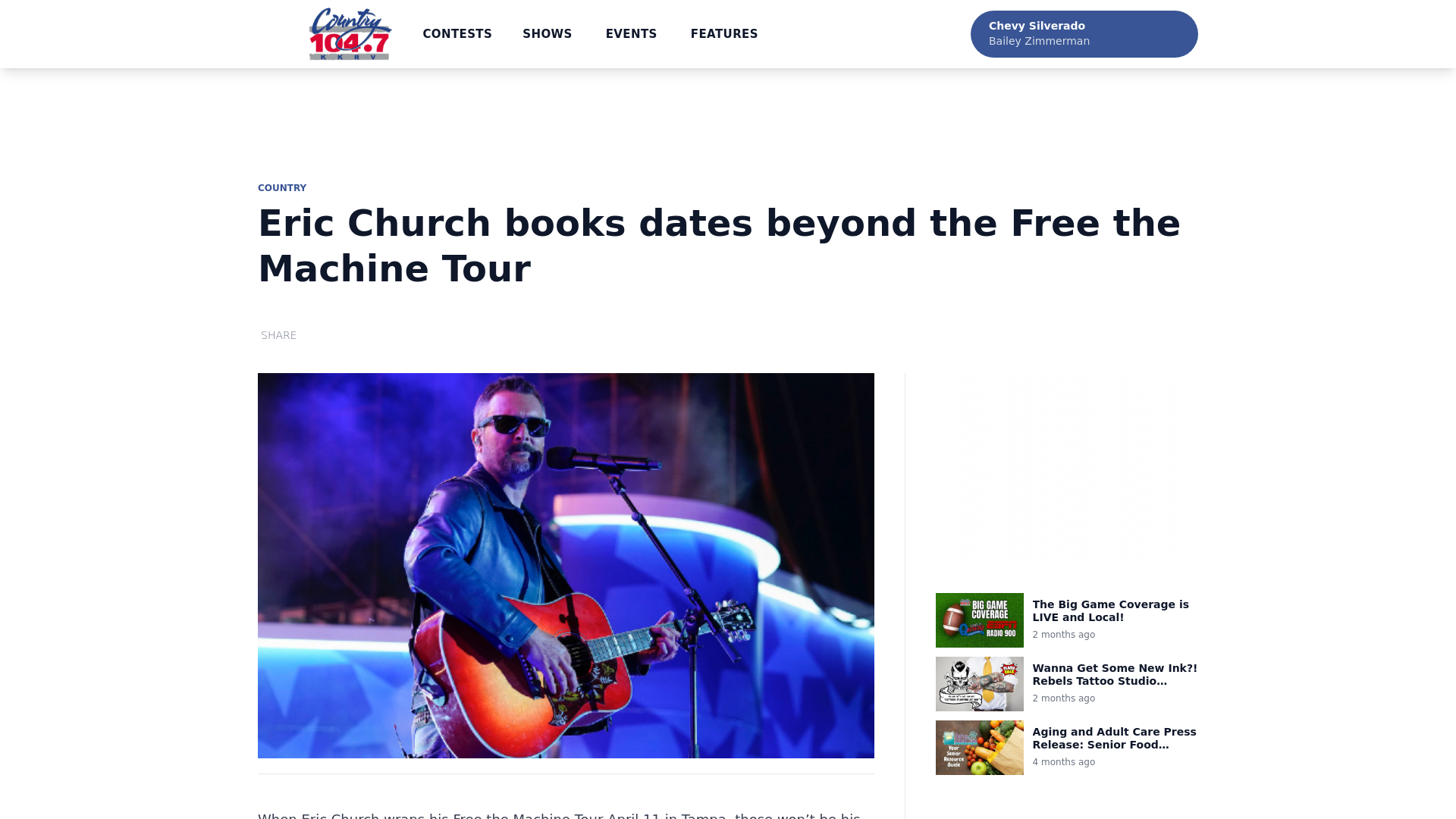 website screenshot of https://www.kkrv.com/syndicated-article/?id=1662132