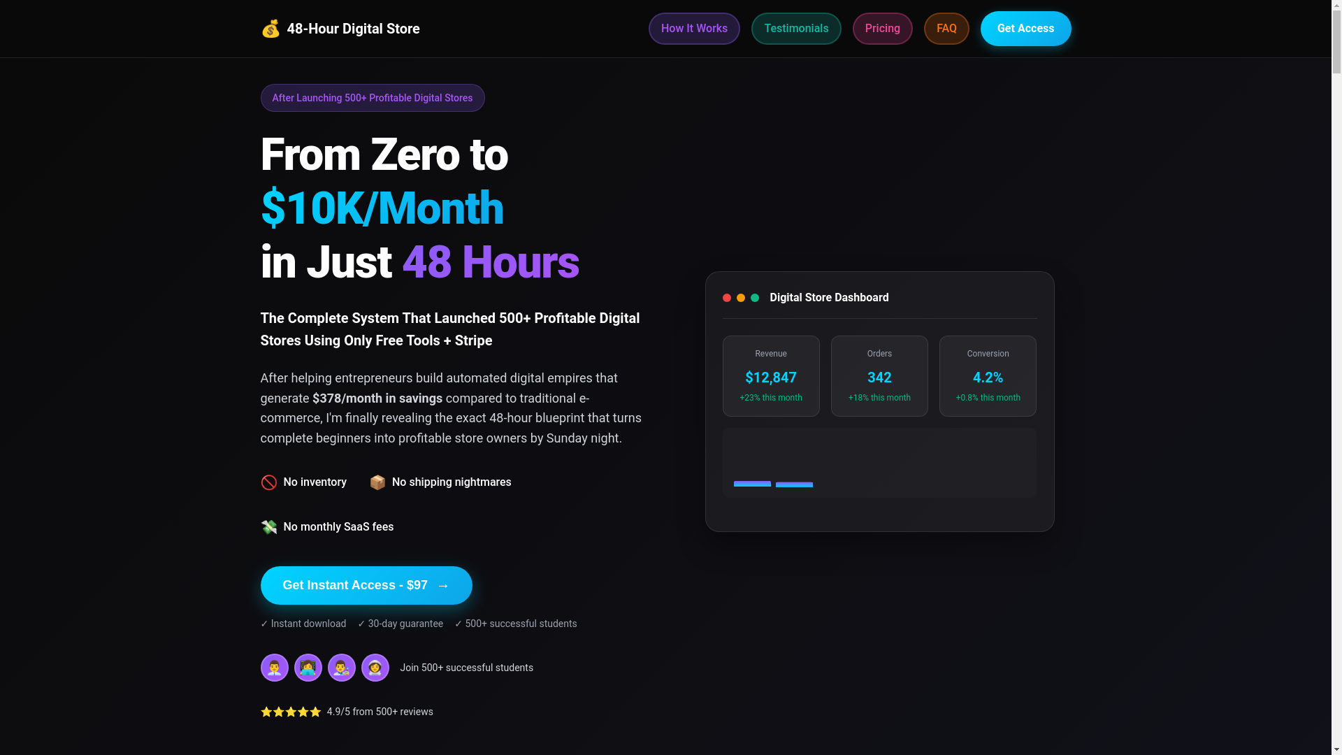 website screenshot of https://synaptik-dev-sales-site.pages.dev/