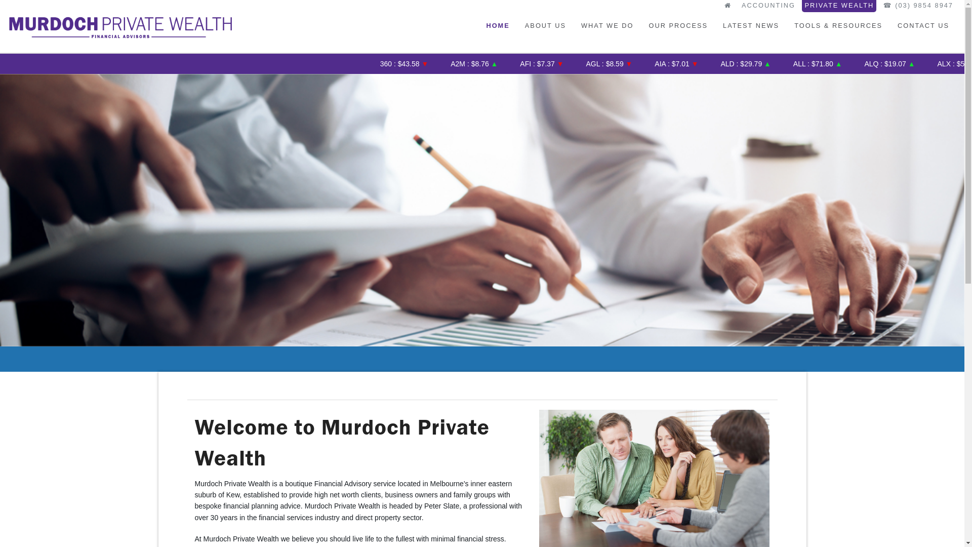 website screenshot of https://murdochwealth.online/