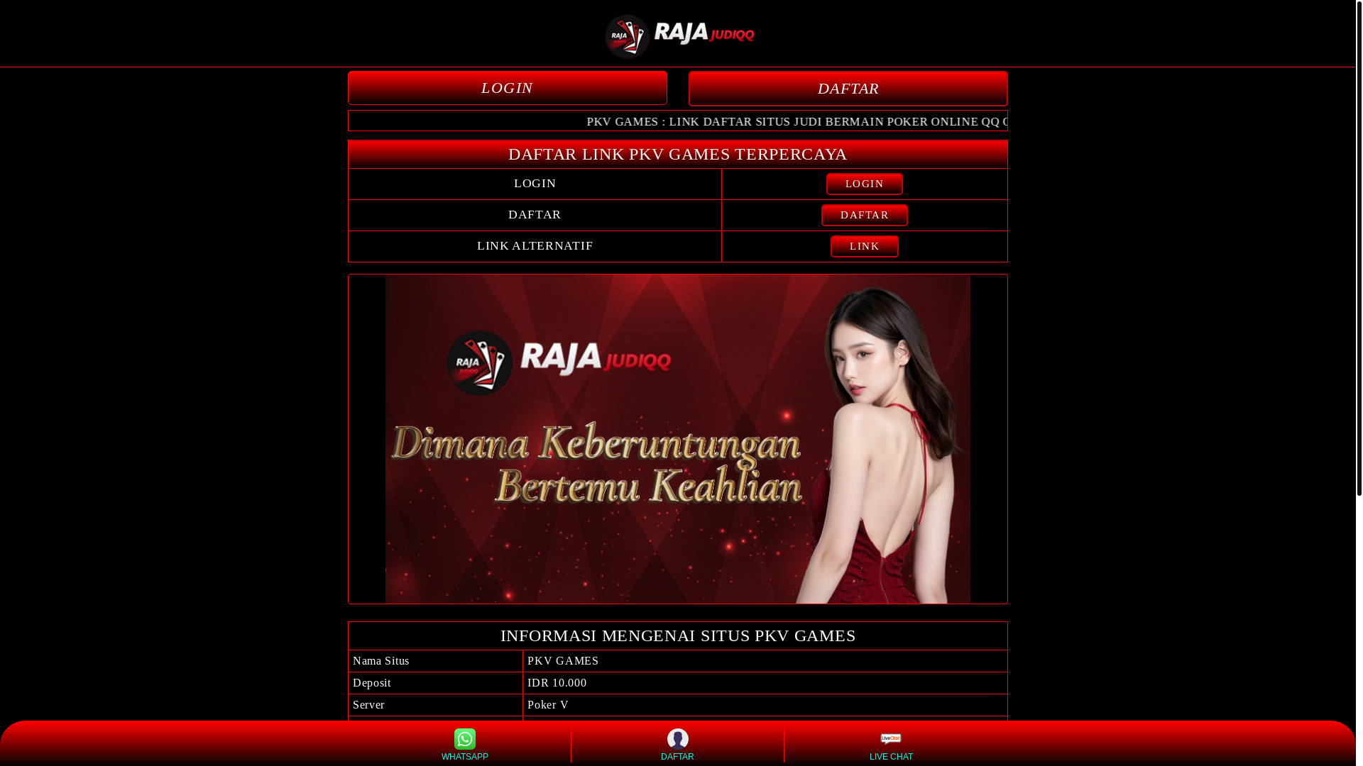 website screenshot of https://amp2rajajudiqq.pages.dev/