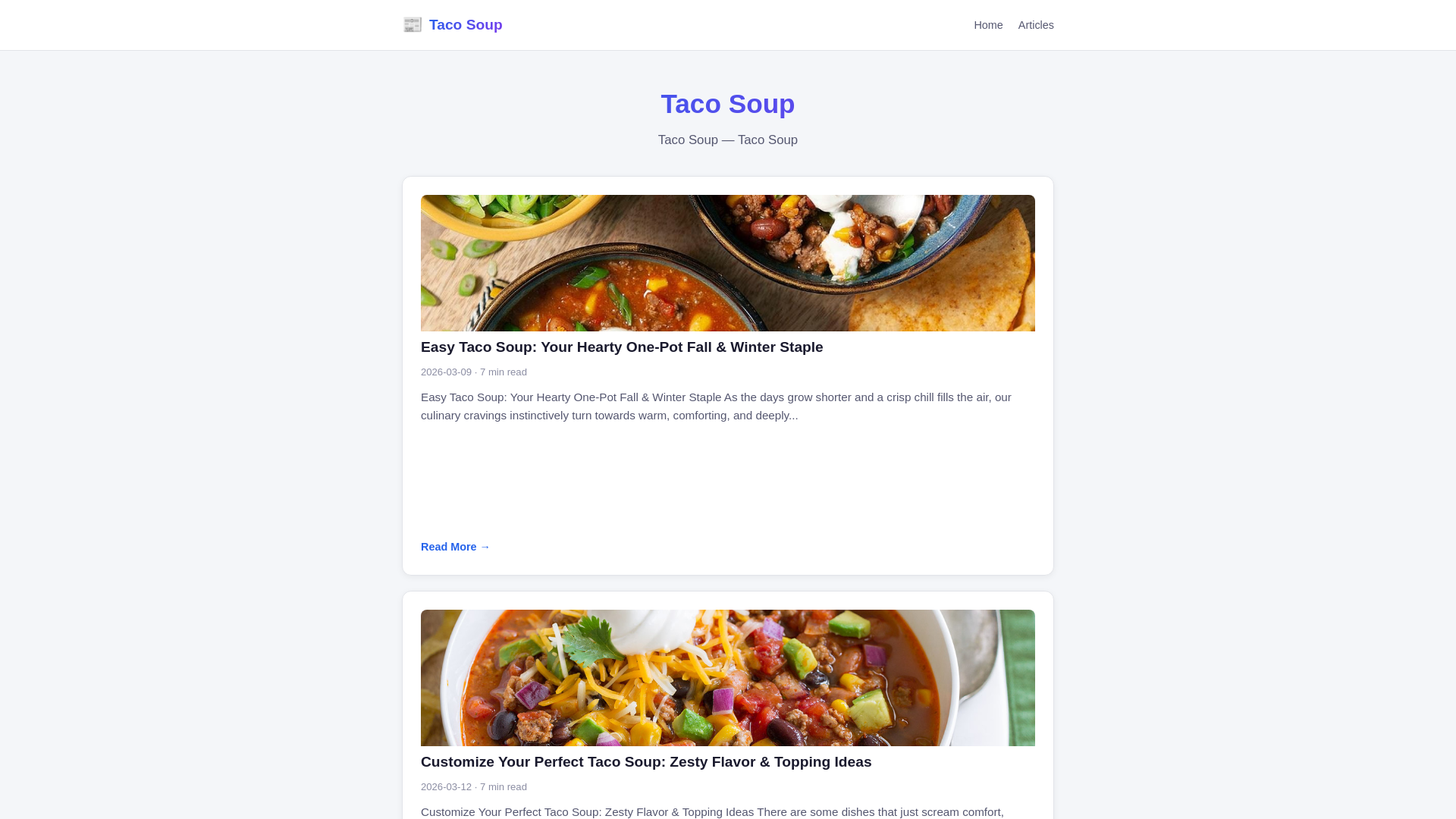 website screenshot of https://taco-soup-c0f.pages.dev/