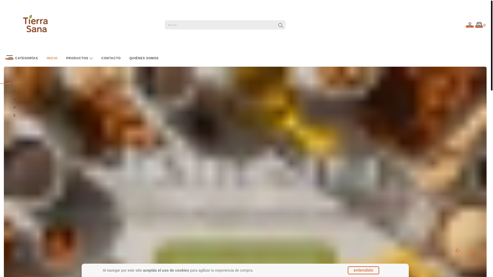 website screenshot of https://somostierrasana.com.ar/